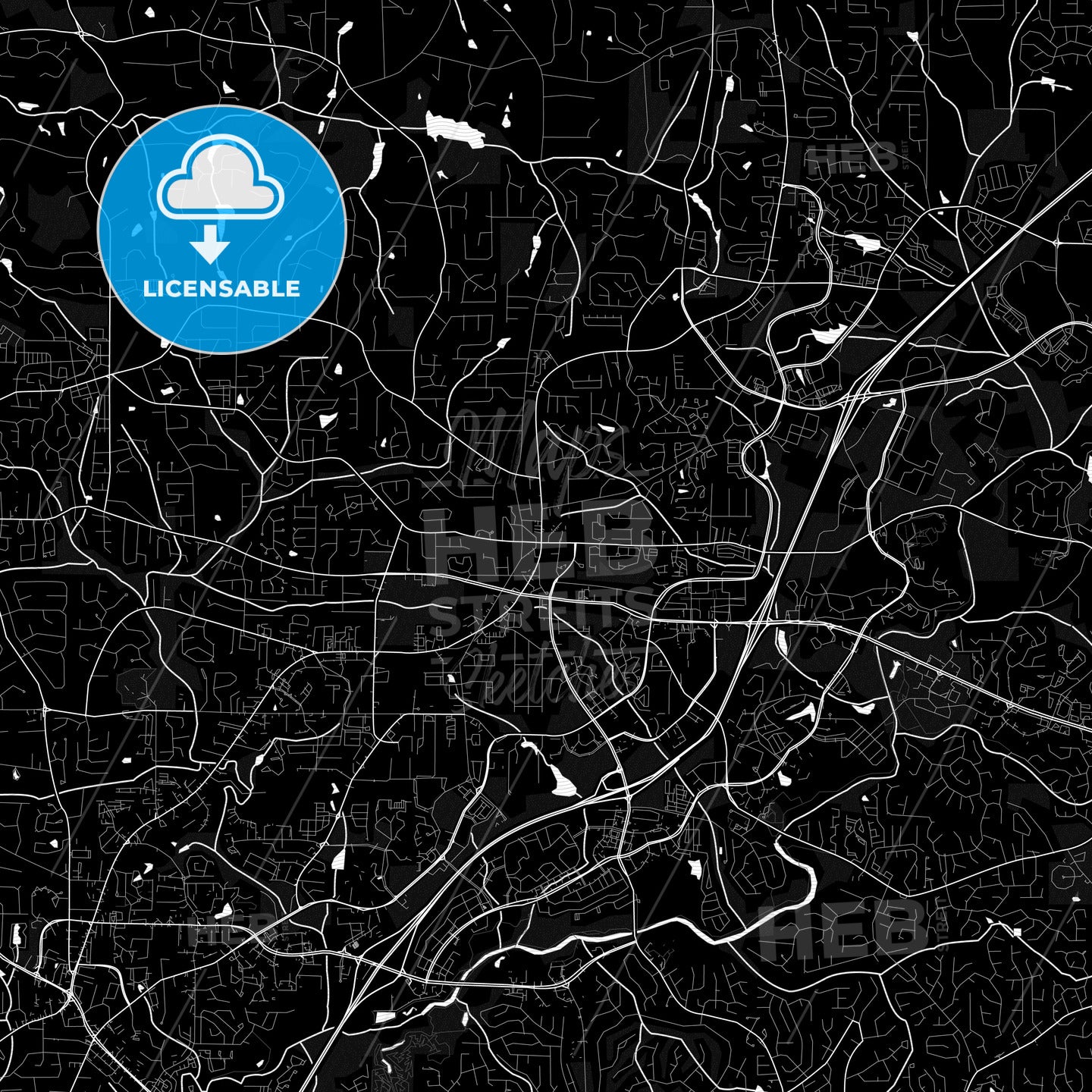Alpharetta, Georgia, United States, PDF map