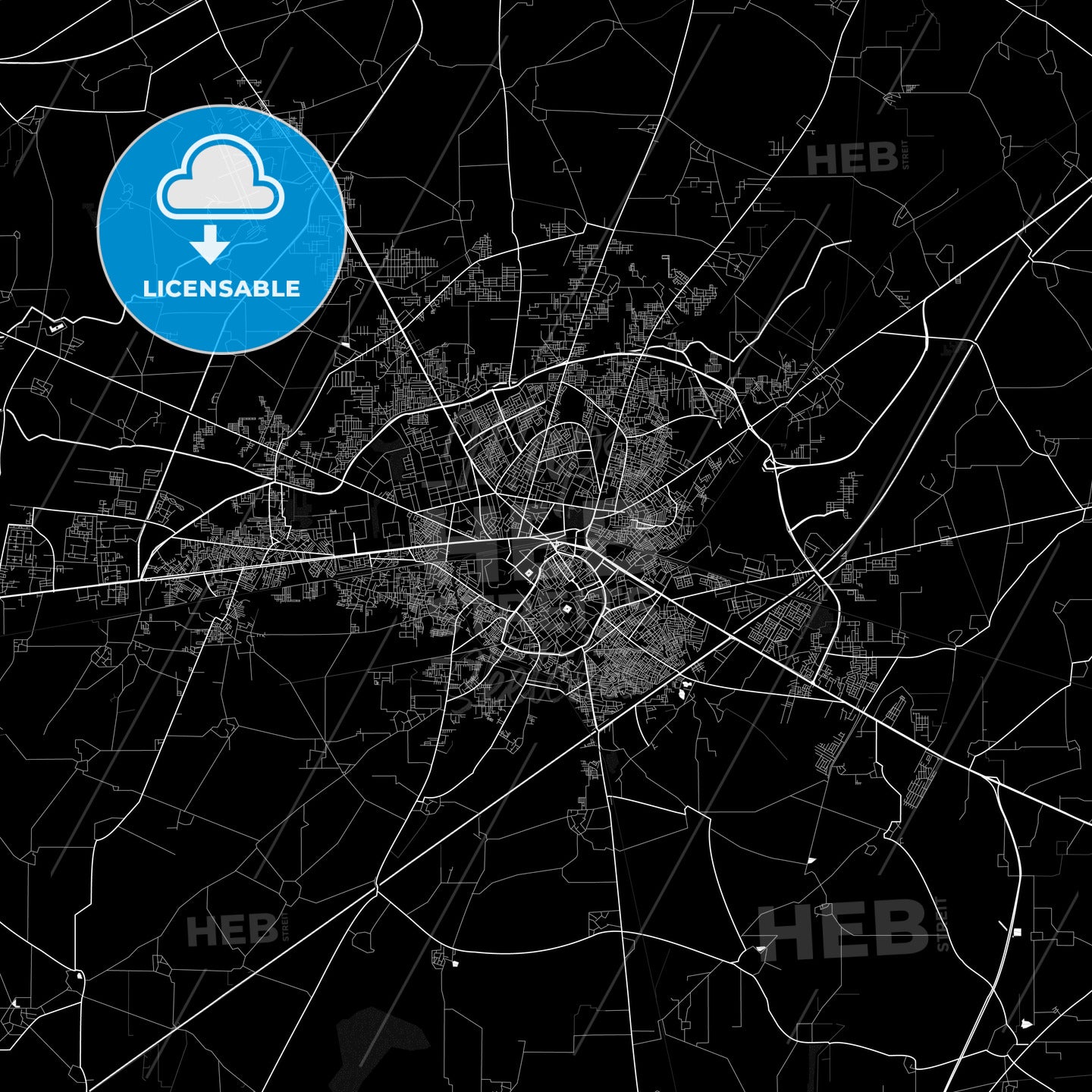 Amritsar, India PDF map