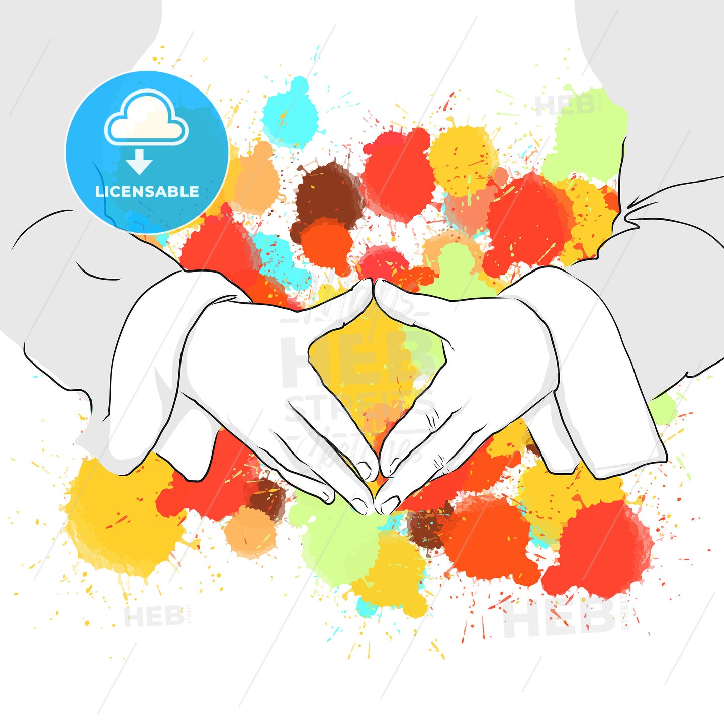 Angela Merkel Folding Hands Sign – instant download