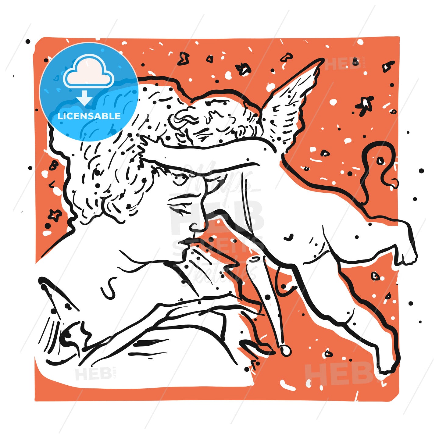 Angels consolation with stars – instant download