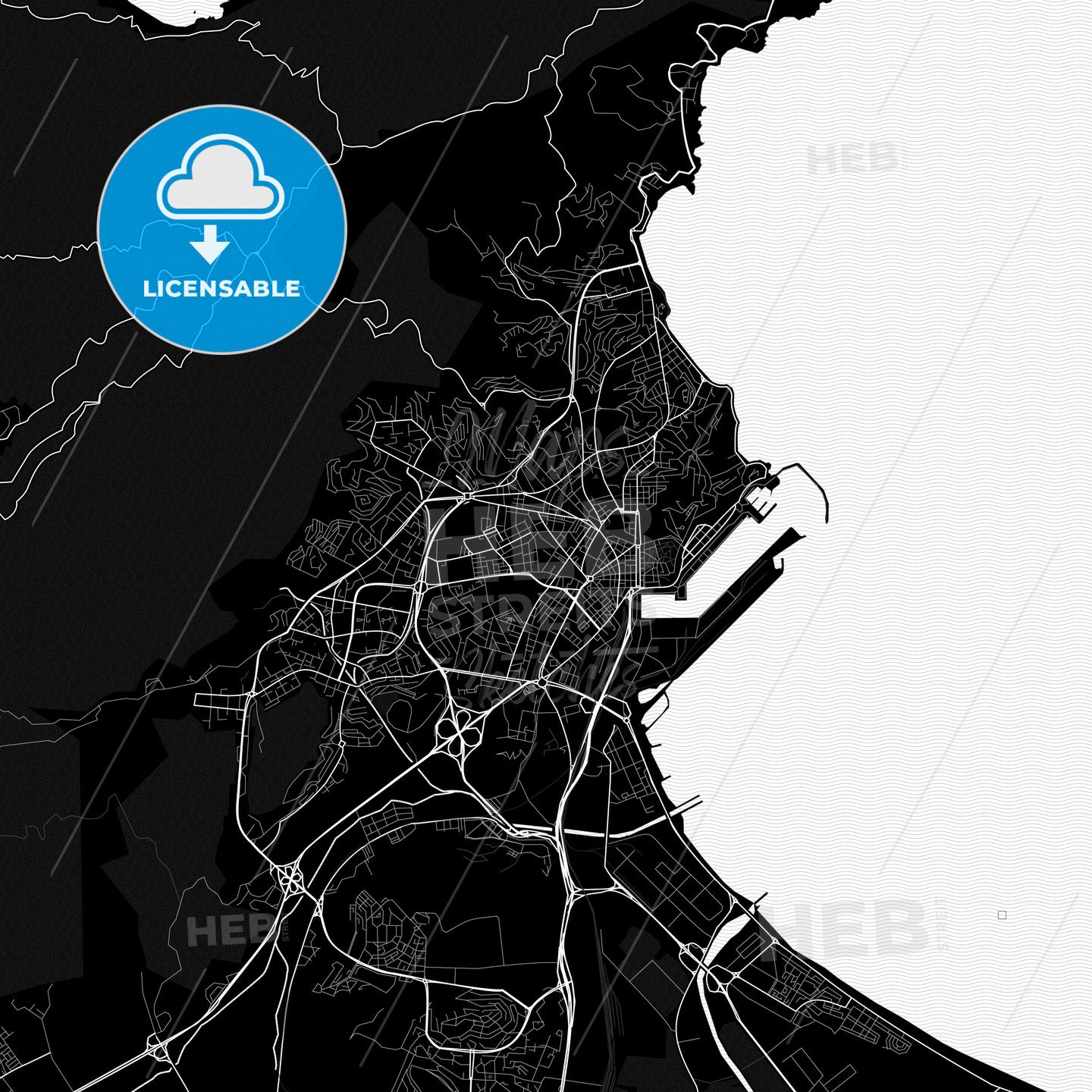 Annaba, Algeria PDF map