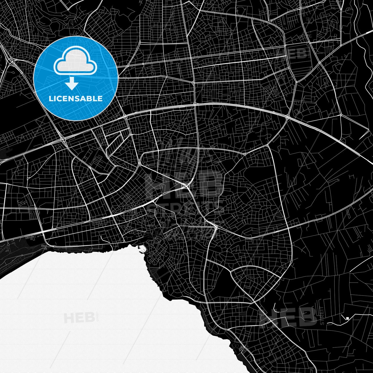 Antalya, Turkey PDF map