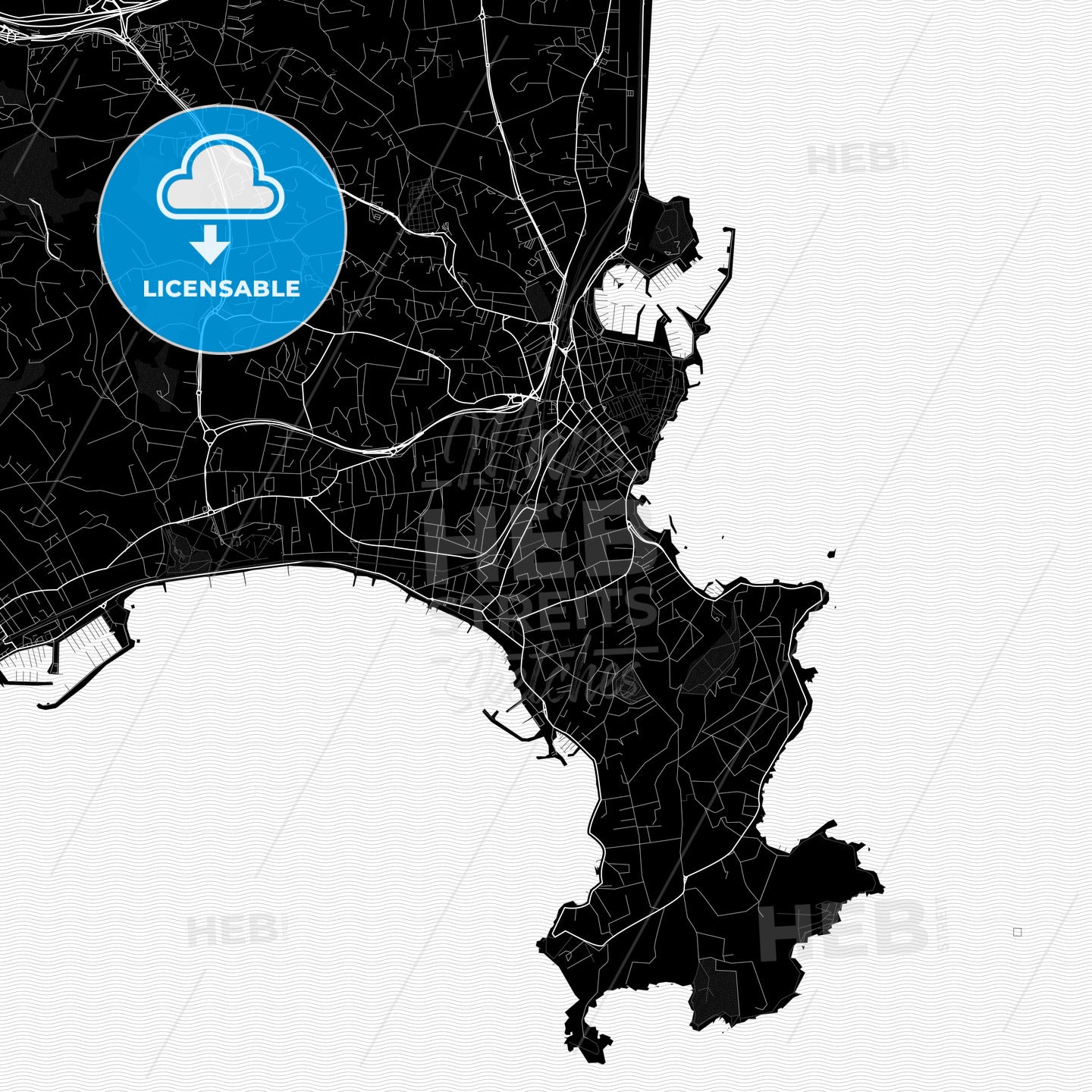 Antibes, France PDF map