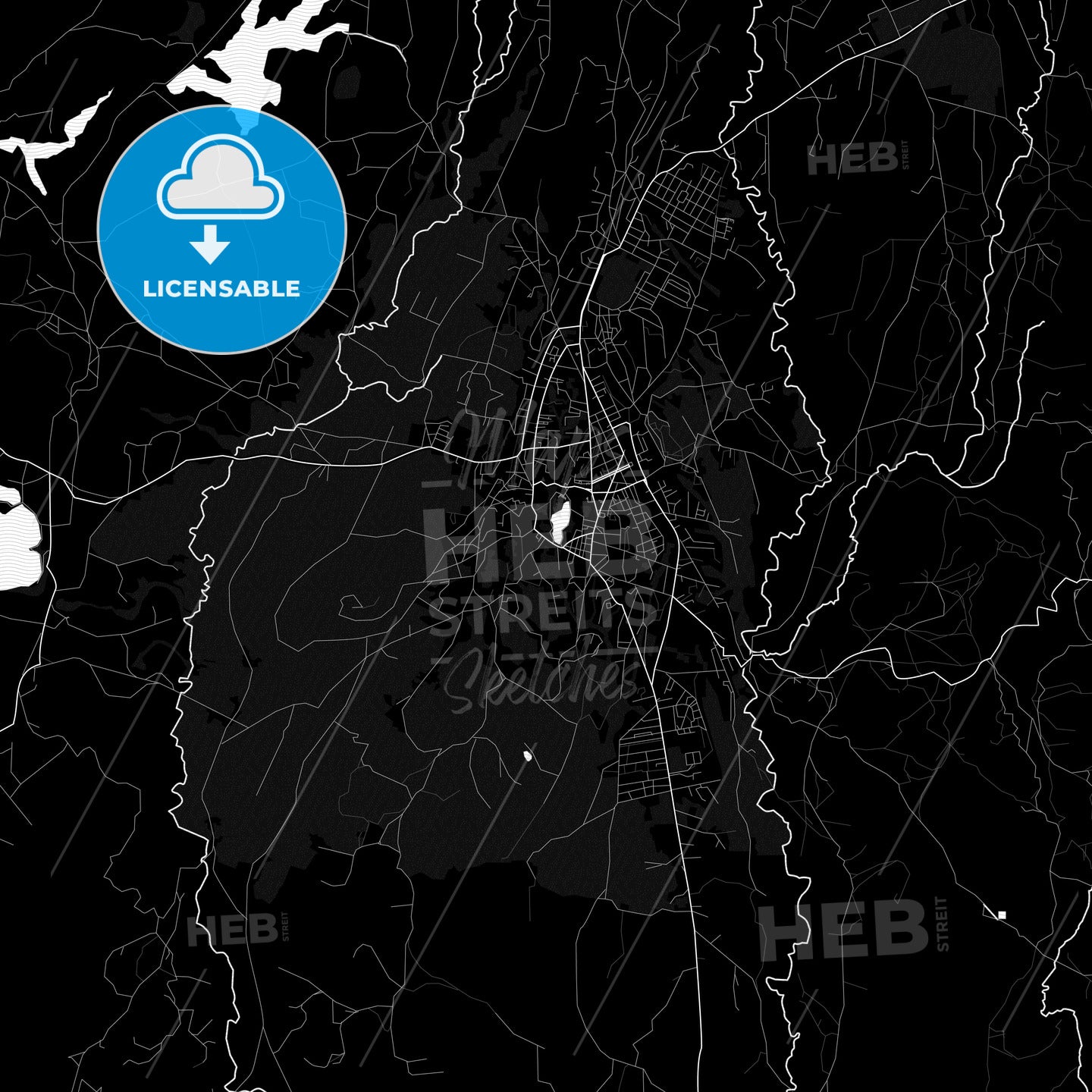 Antsirabe, Madagascar PDF map