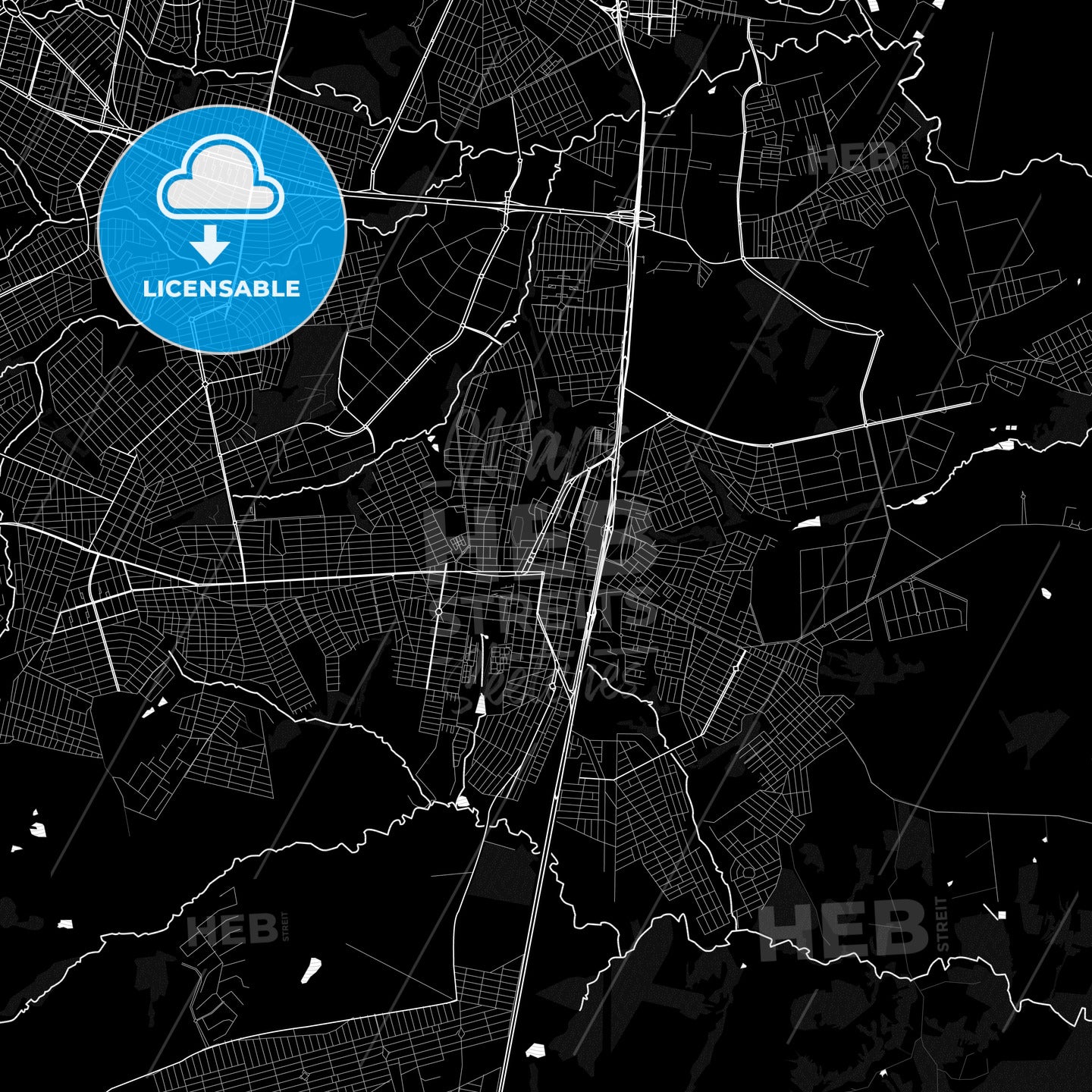 Aparecida de Goiania, Brazil PDF map