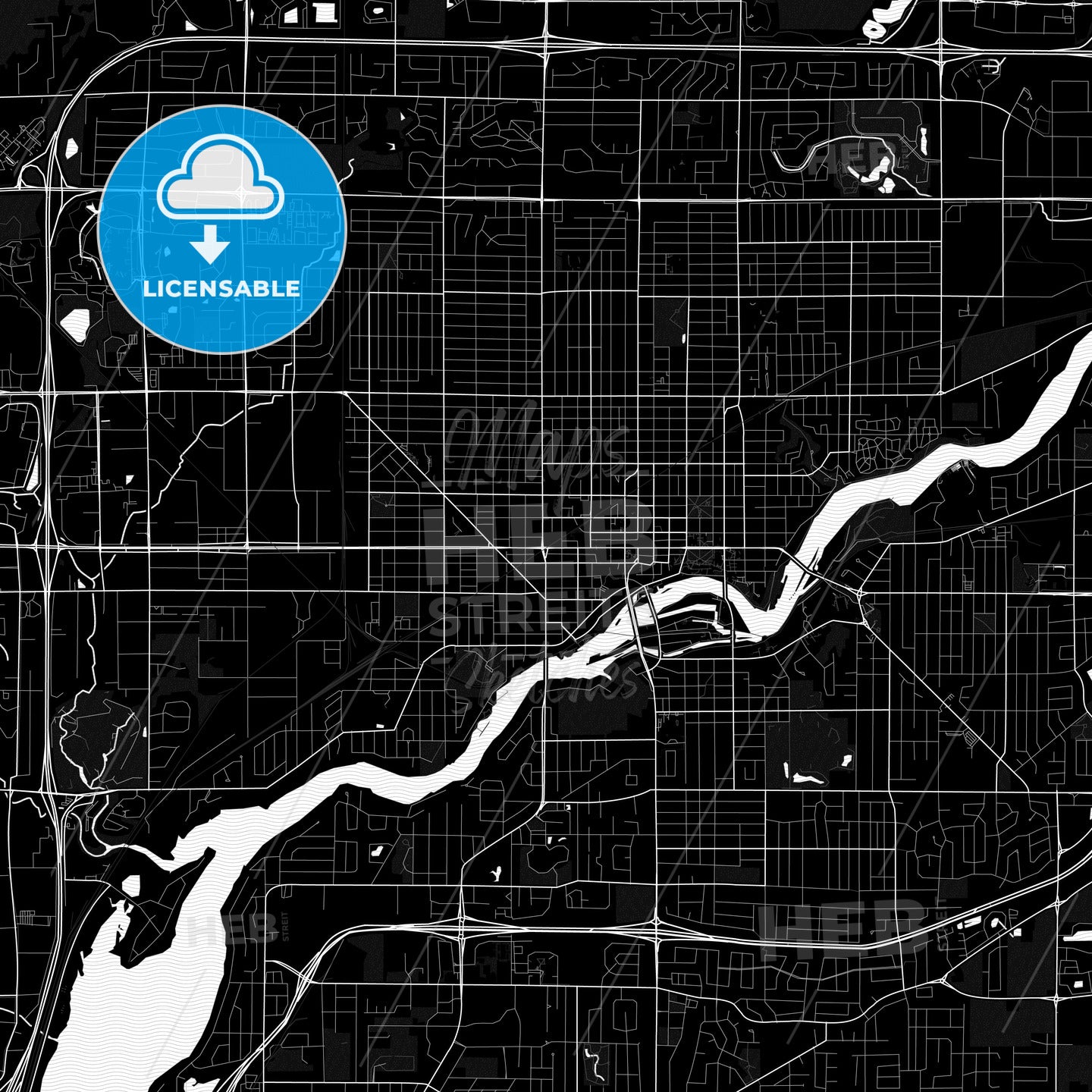 Appleton, Wisconsin, United States, PDF map