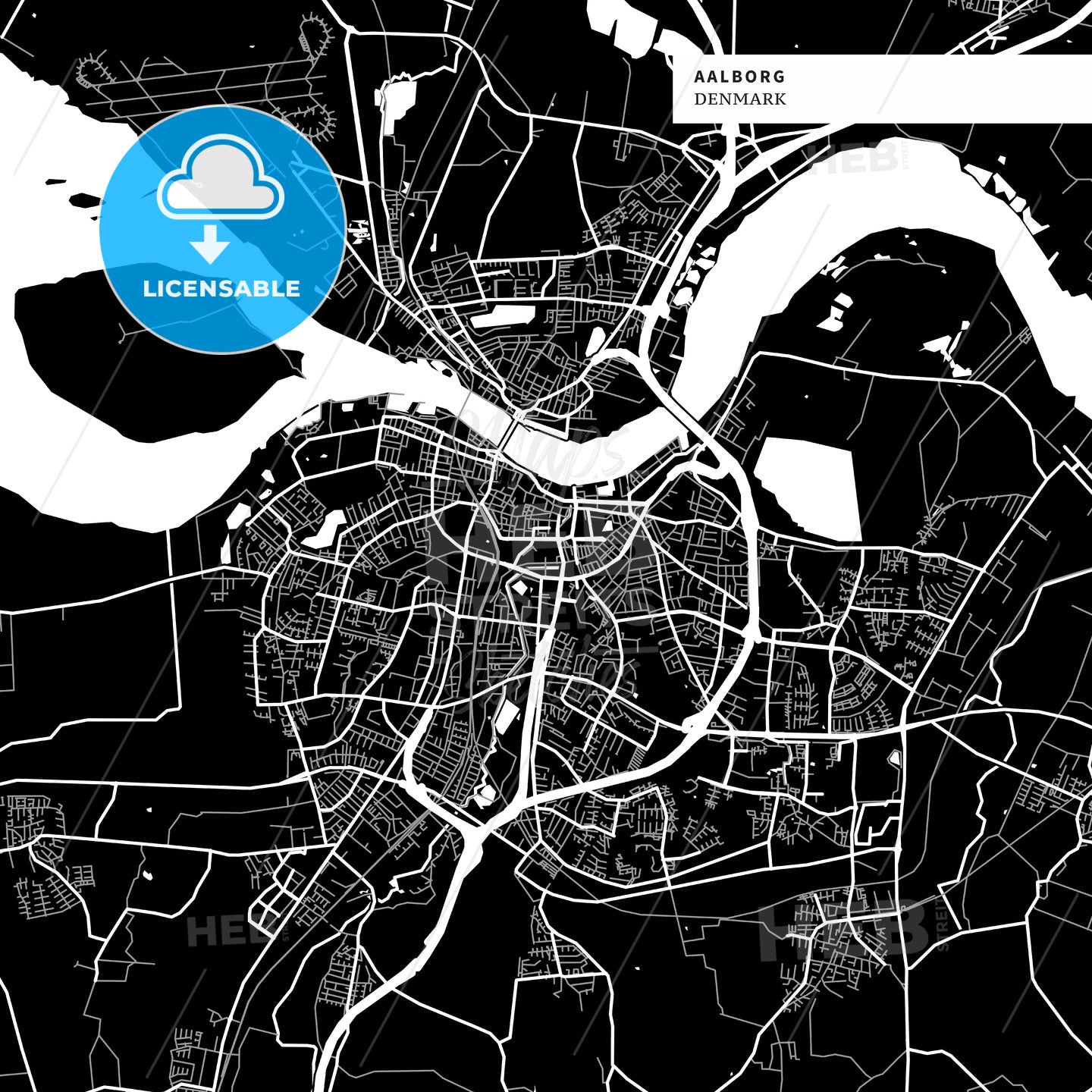 Aalborg, Denmark map