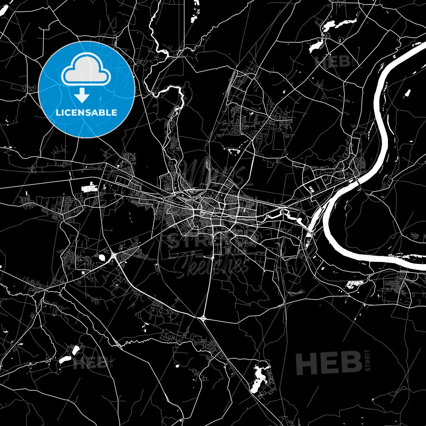 Bydgoszcz, Poland map