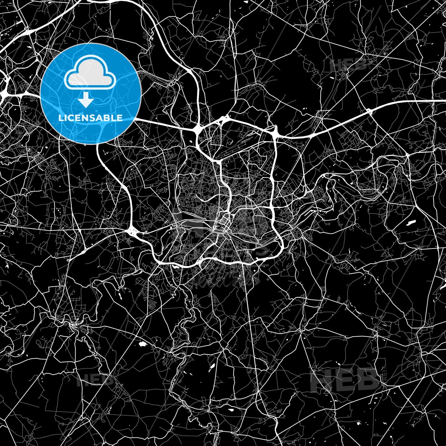 Charleroi, Belgium map