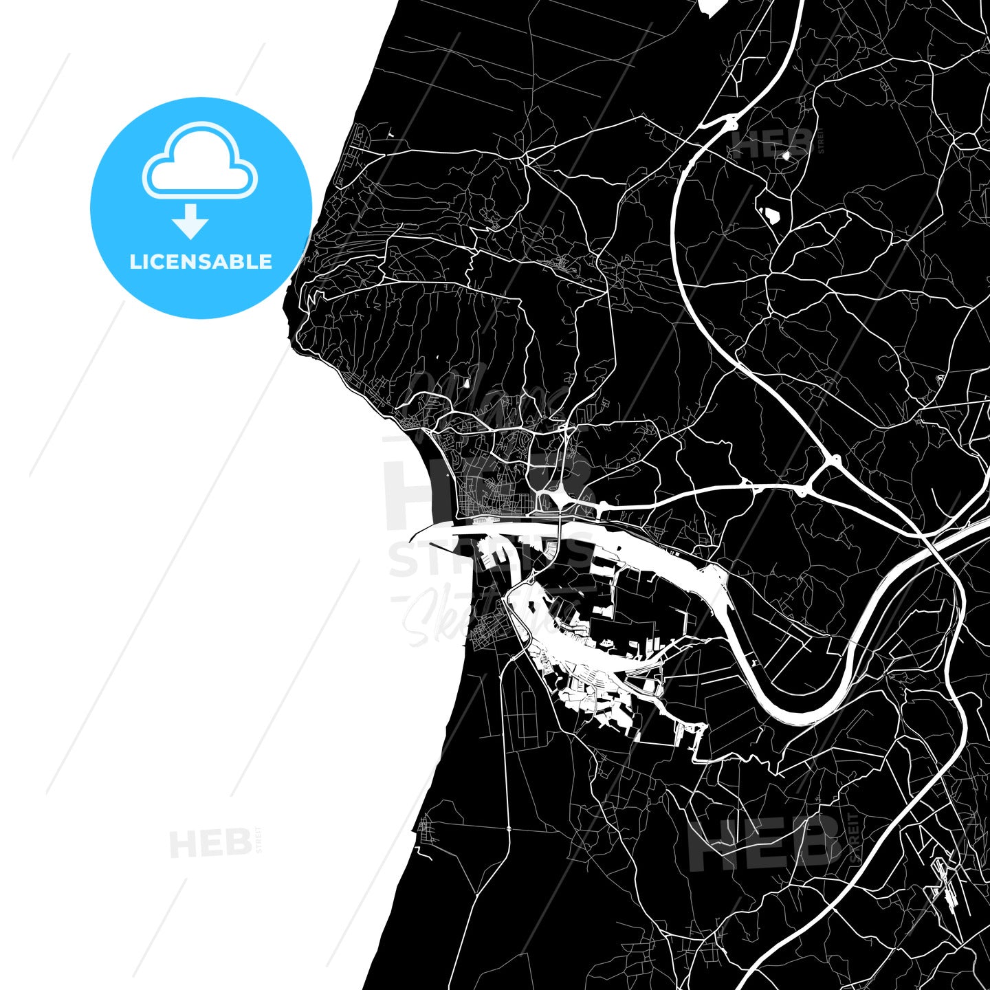 Figueira da Foz, Portugal map