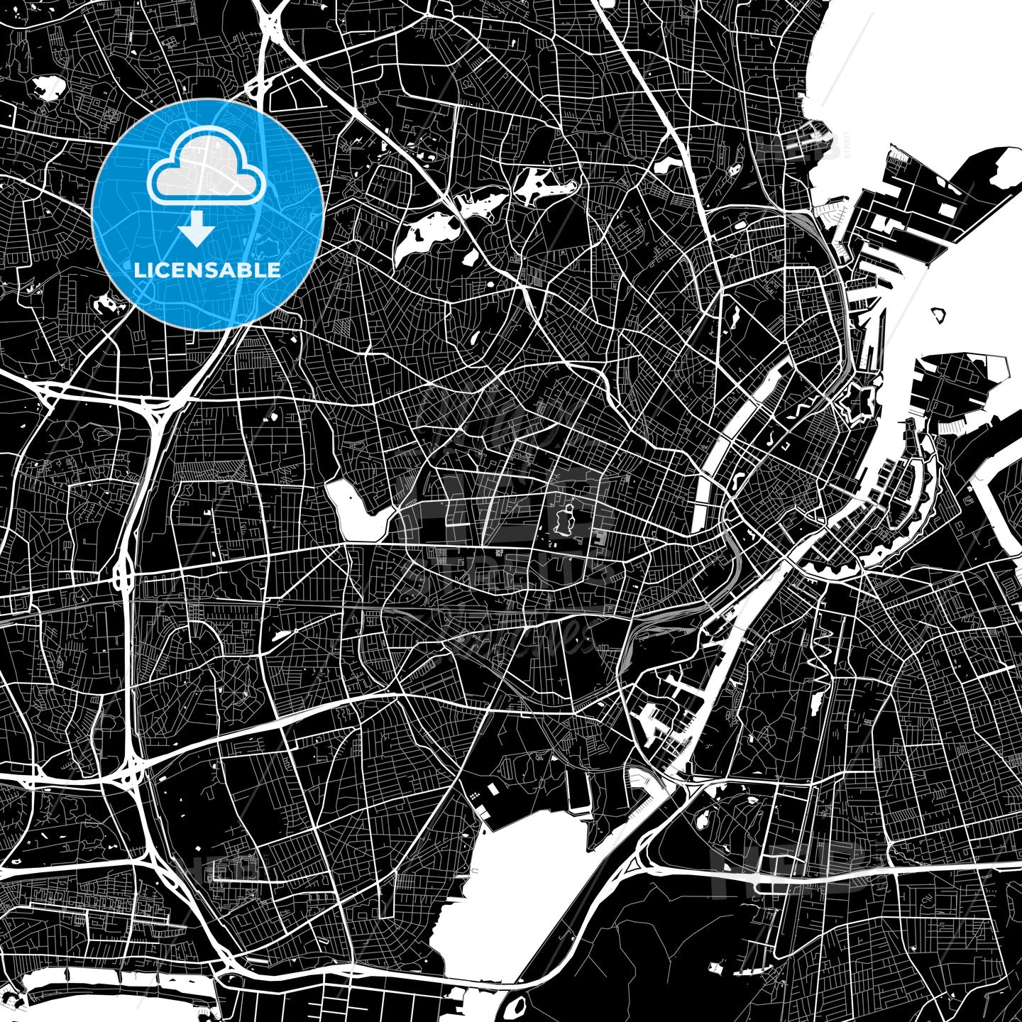 Frederiksberg, Denmark map