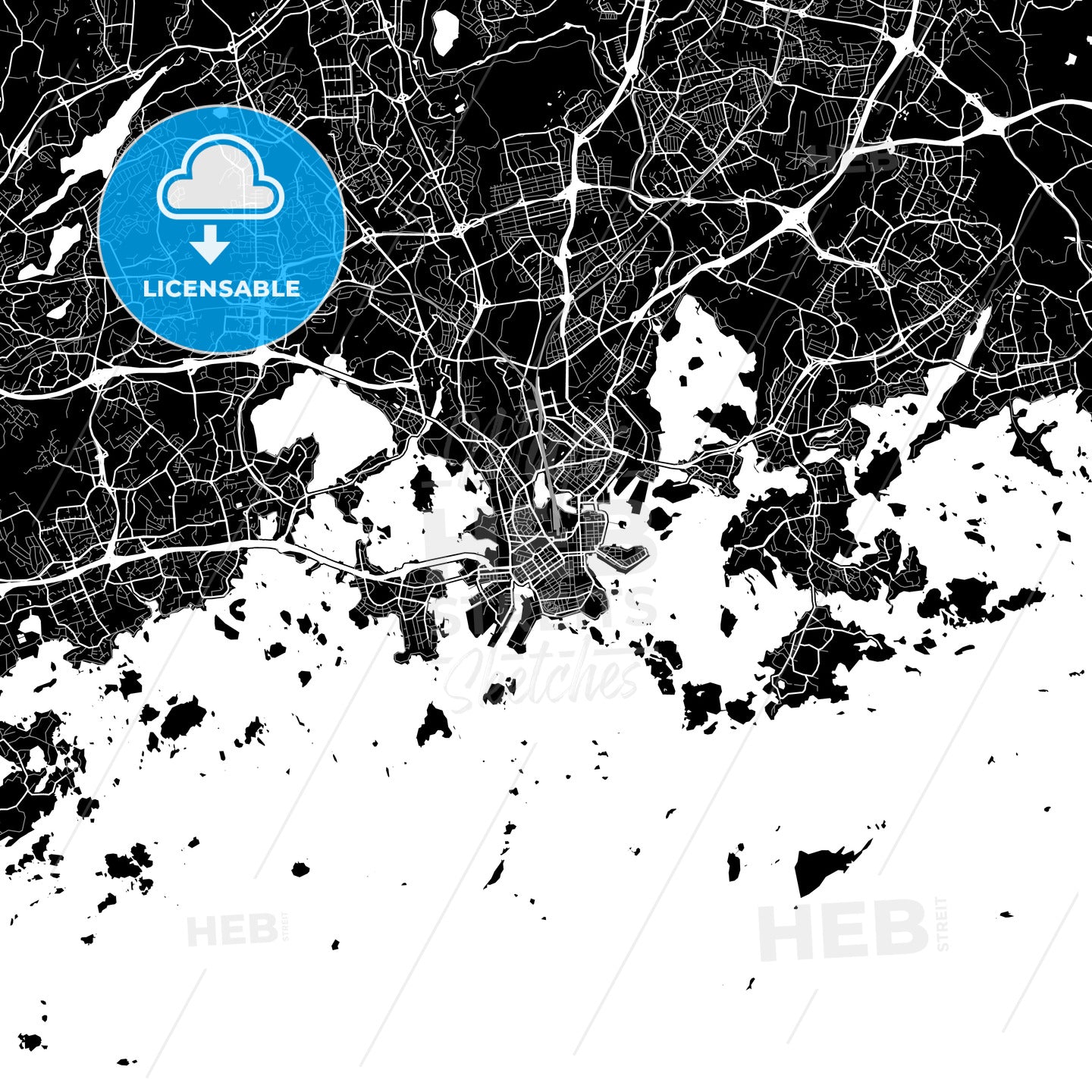 Helsinki, Finland map