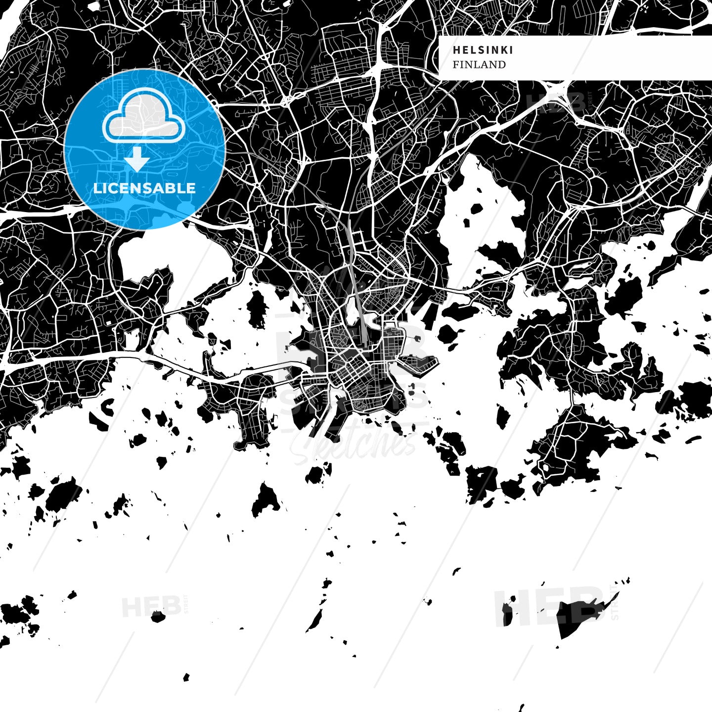 Helsinki, Finland map