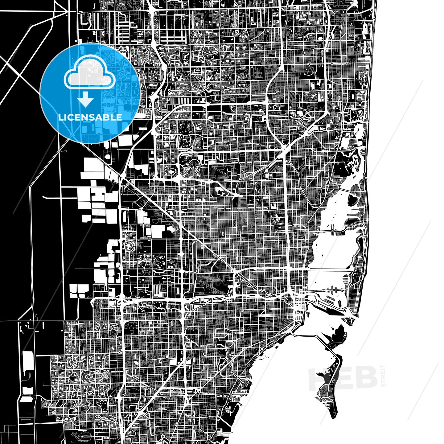 Hialeah, USA map