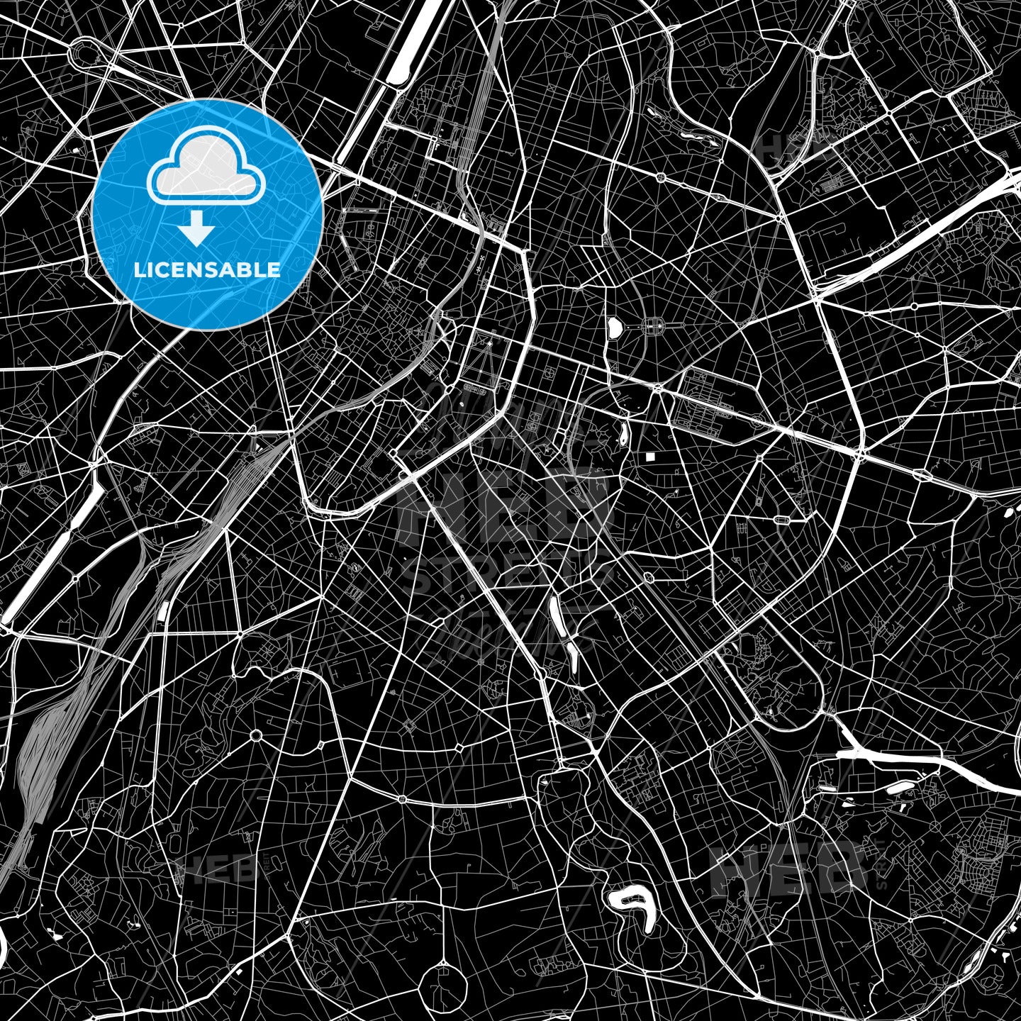 Ixelles, Belgium map