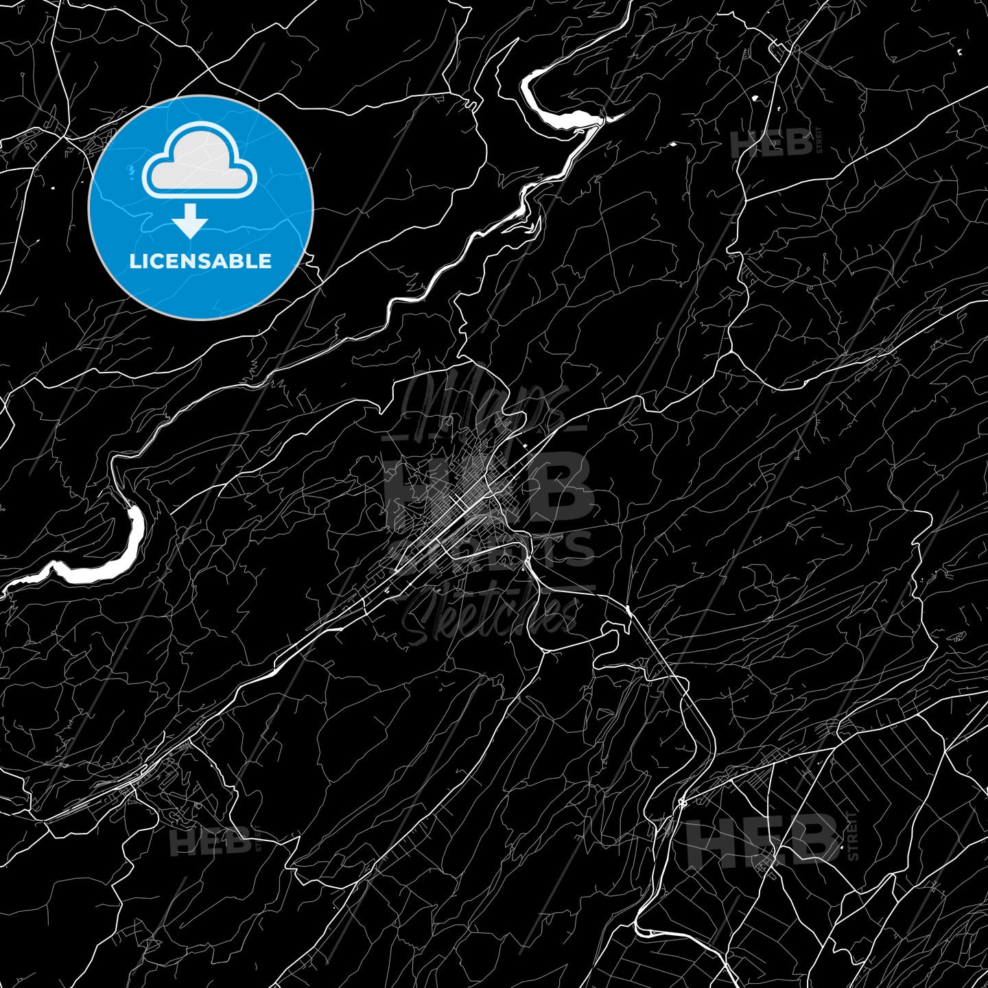 La Chaux-de-Fonds, Switzerland map