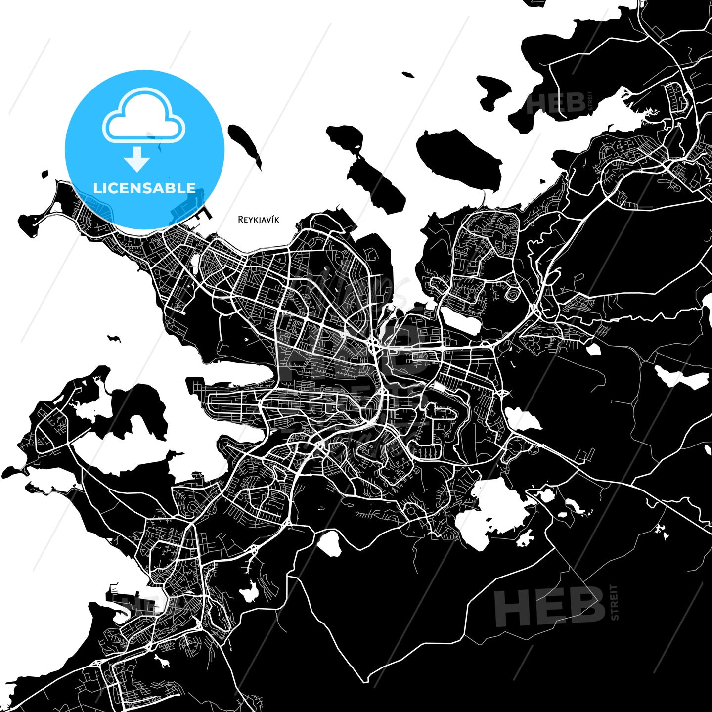 Reykjavík, Iceland map