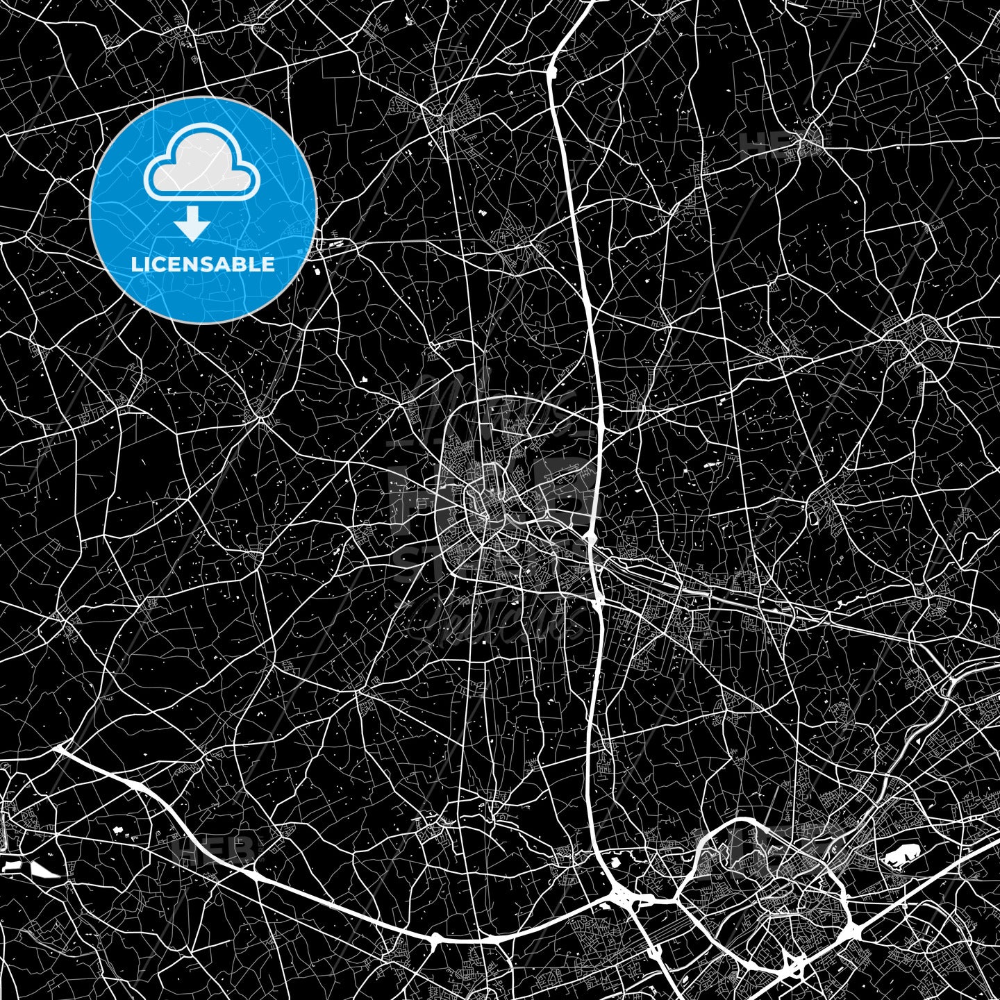 Roeselare, Belgium map