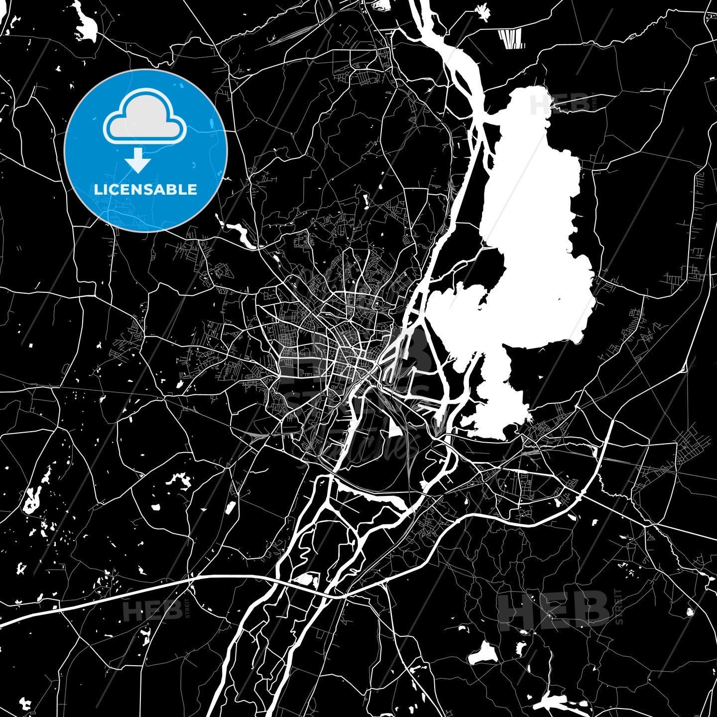 Szczecin, Poland map