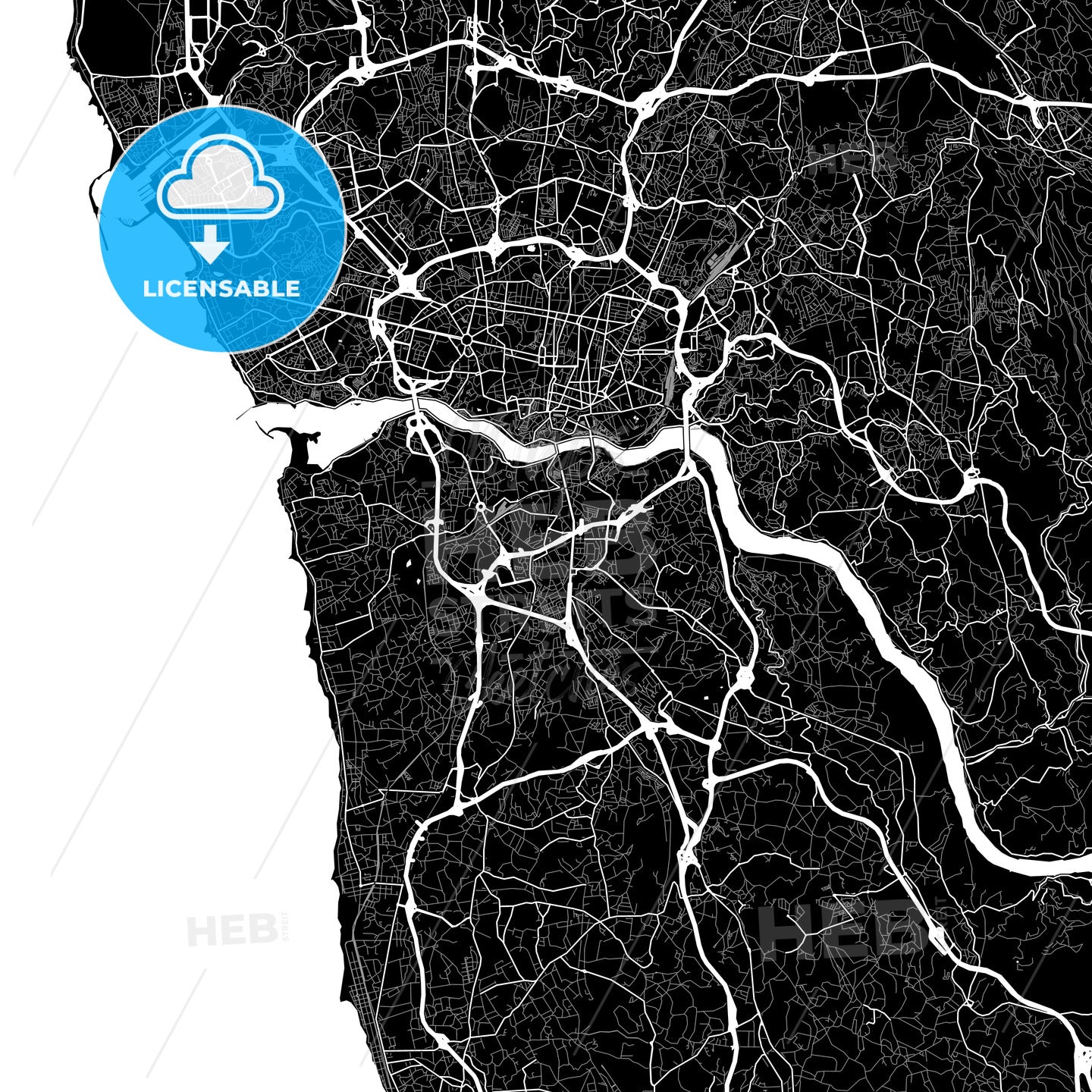 Vila Nova de Gaia, Portugal map