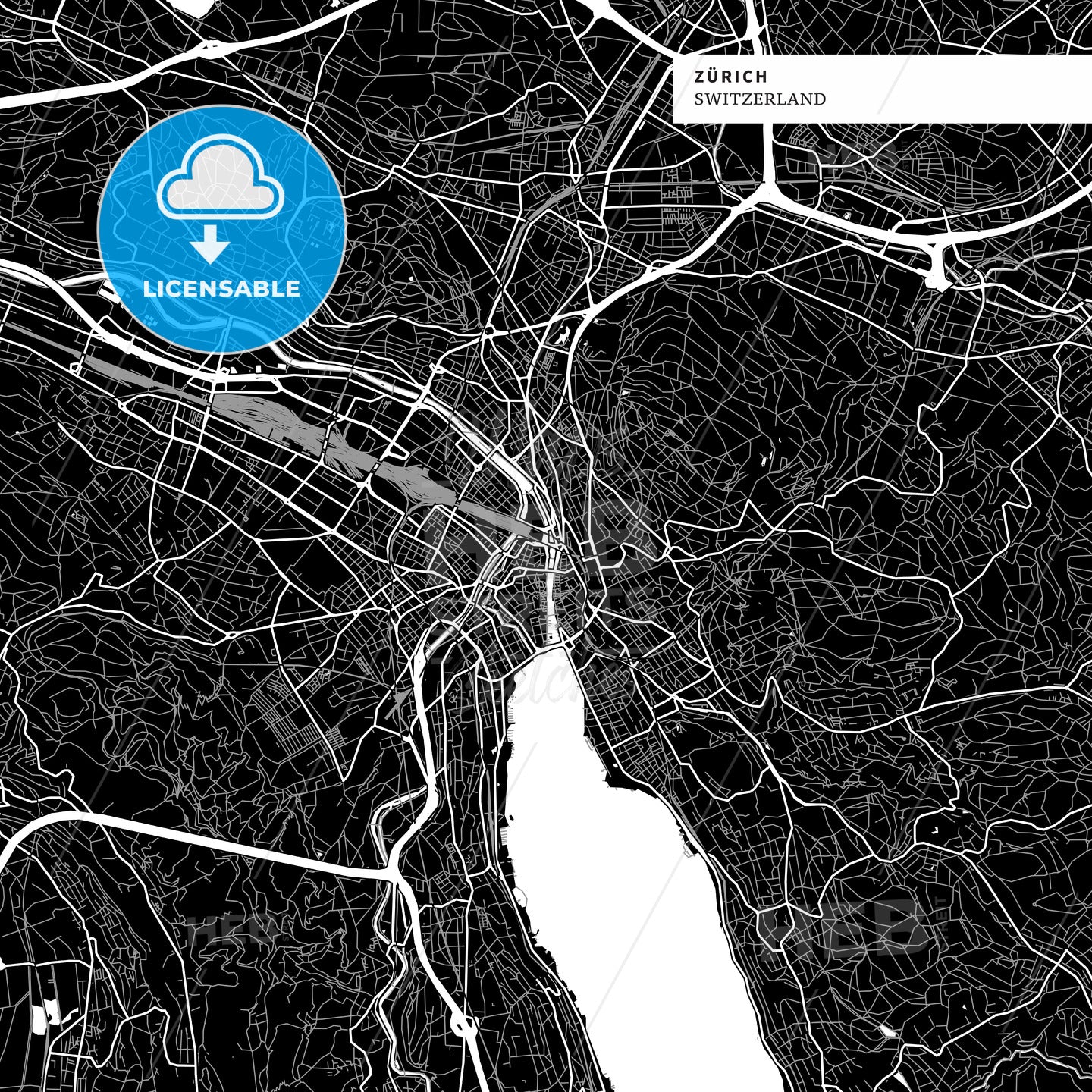 Zürich, Switzerland map