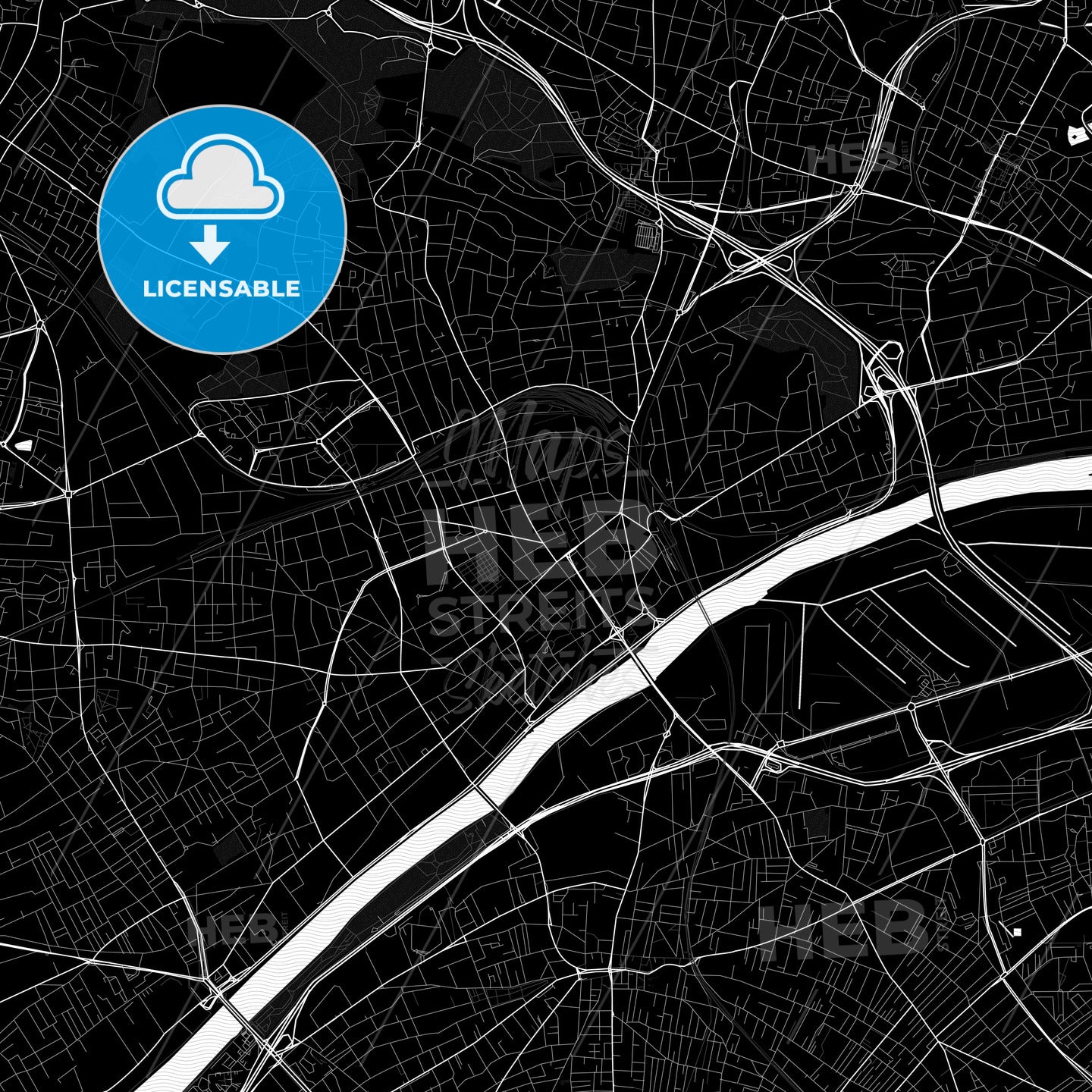 Argenteuil, France PDF map