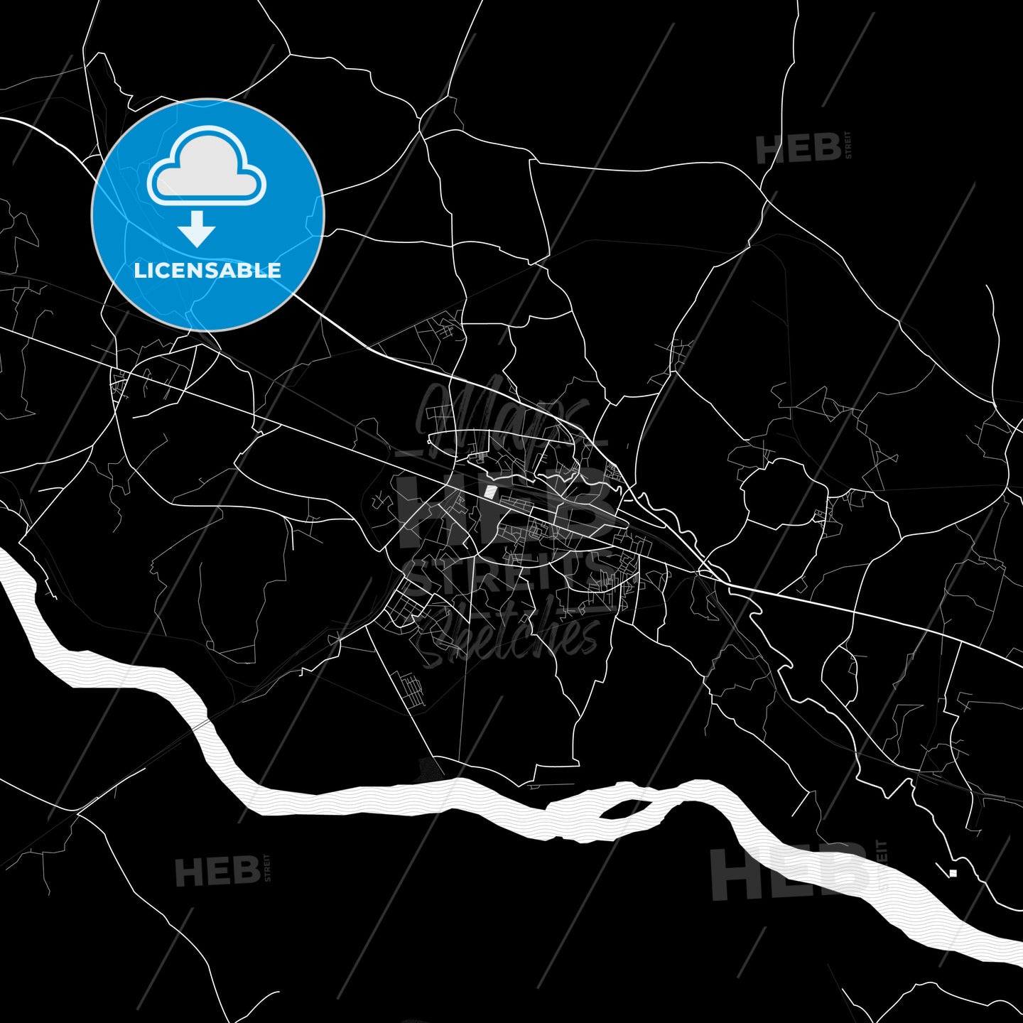 Asansol, India PDF map