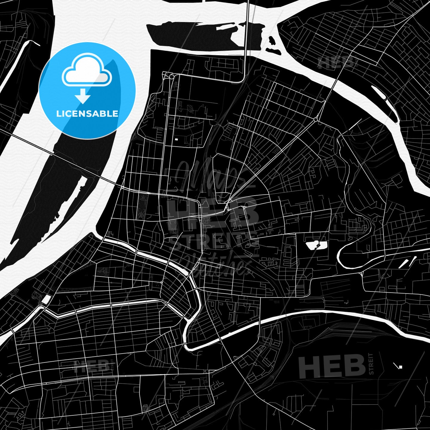 Astrakhan, Russia PDF map