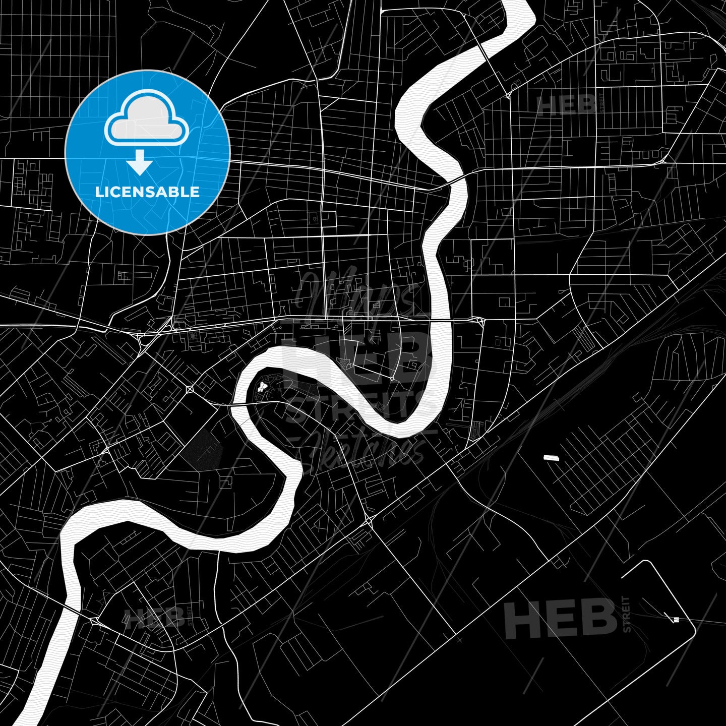 Atyrau, Kazakhstan PDF map