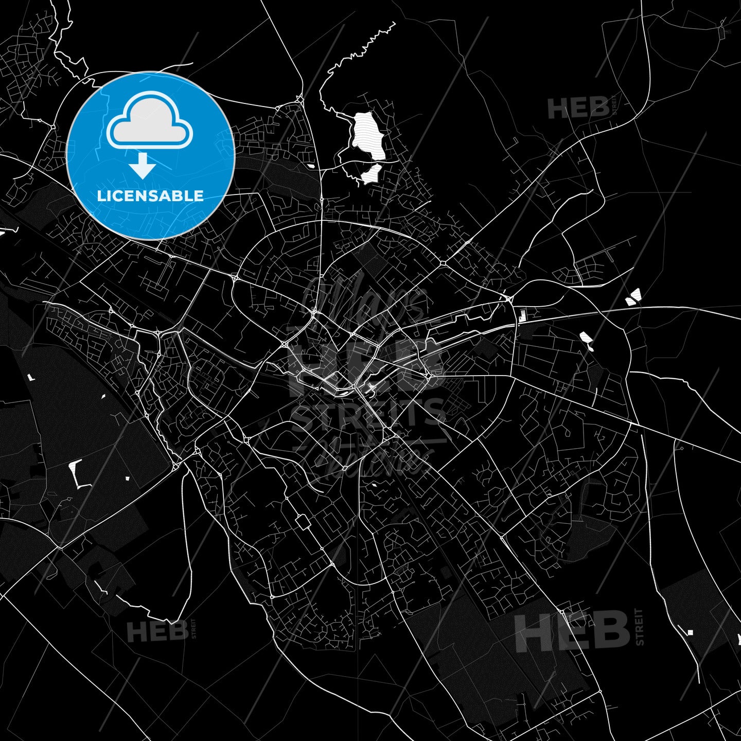 Aylesbury, England PDF map