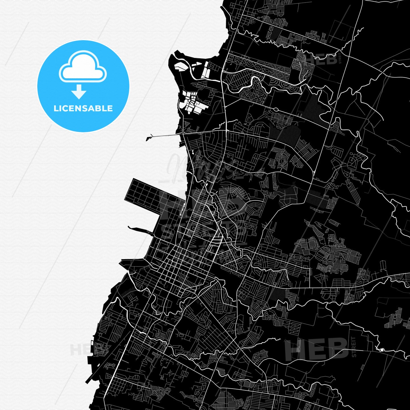 Bacolod, Philippines PDF map