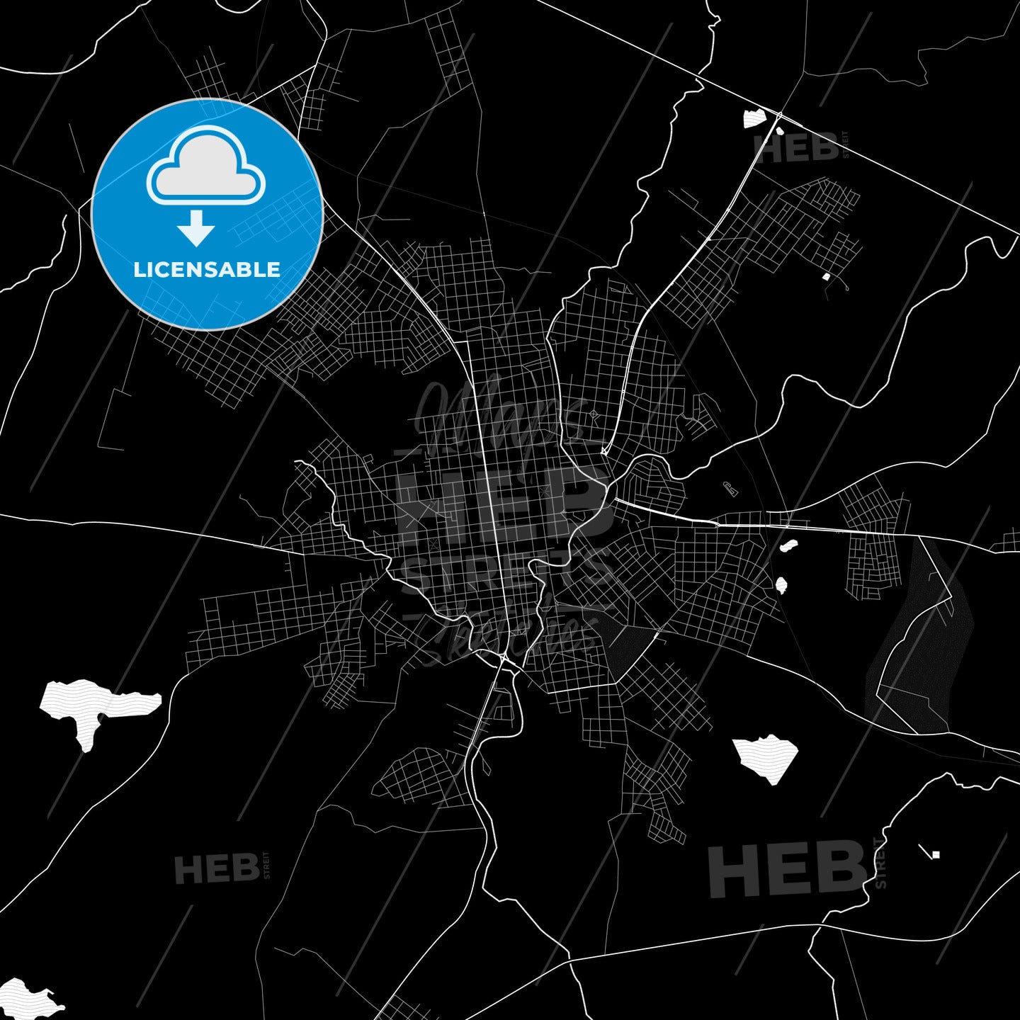 Bage, Brazil PDF map