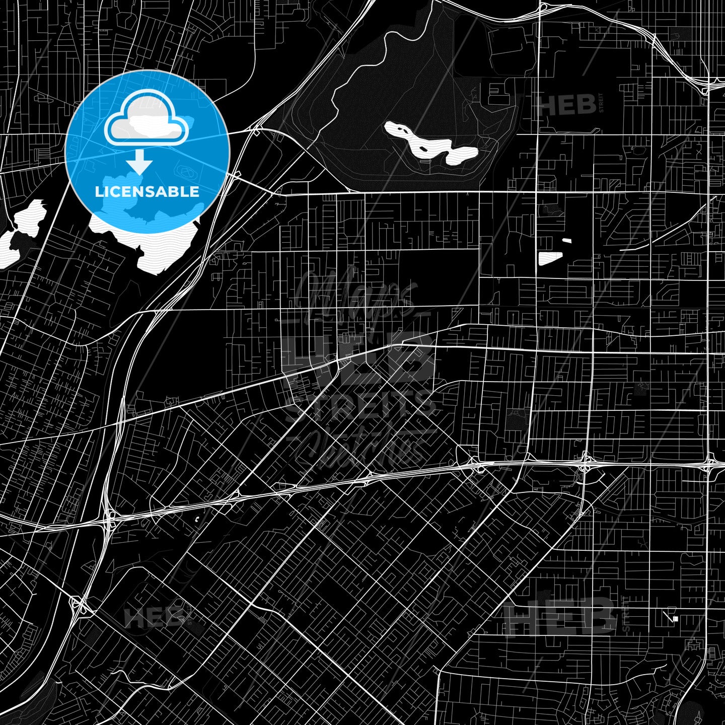 Baldwin Park, California, United States, PDF map