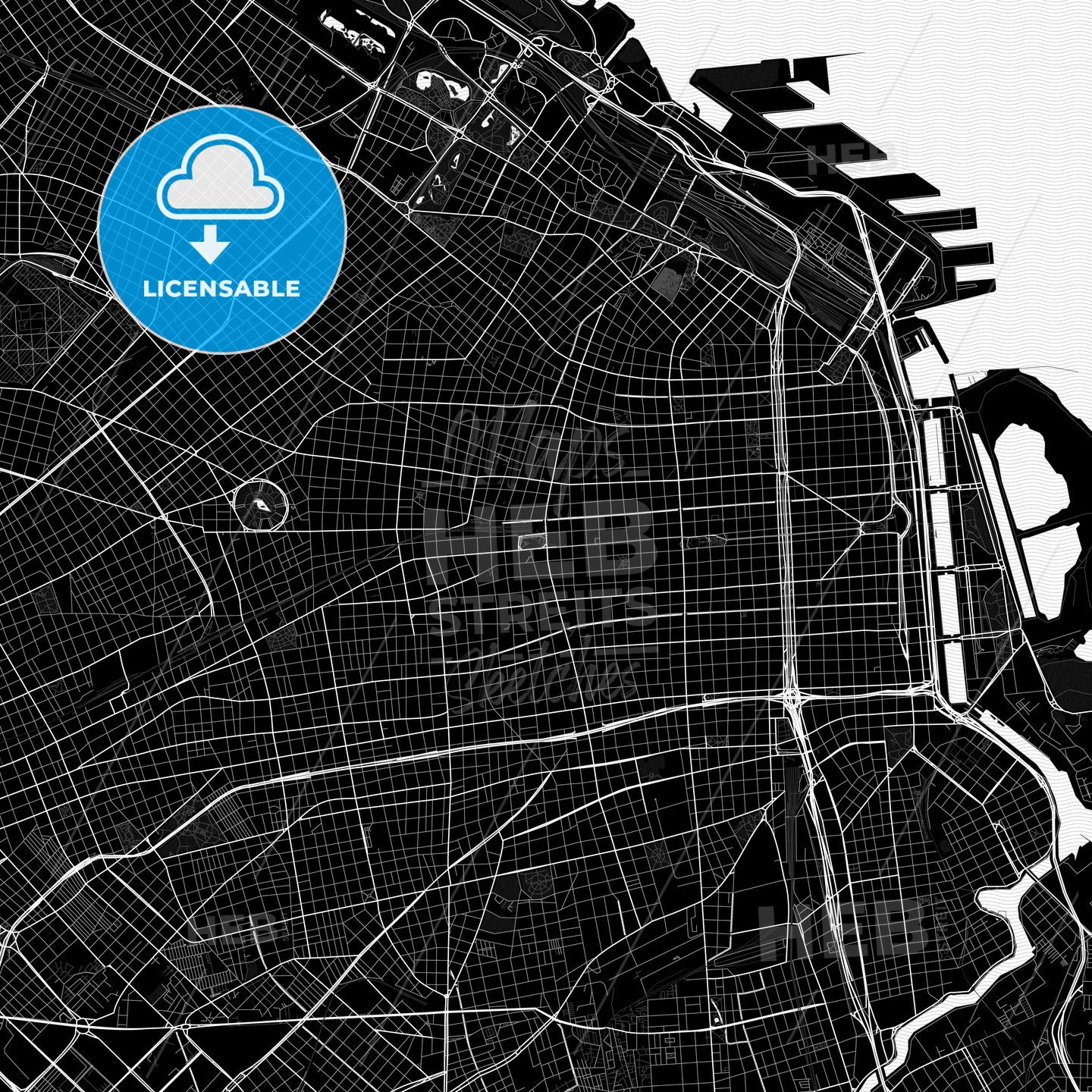 Balvanera, Argentina PDF map