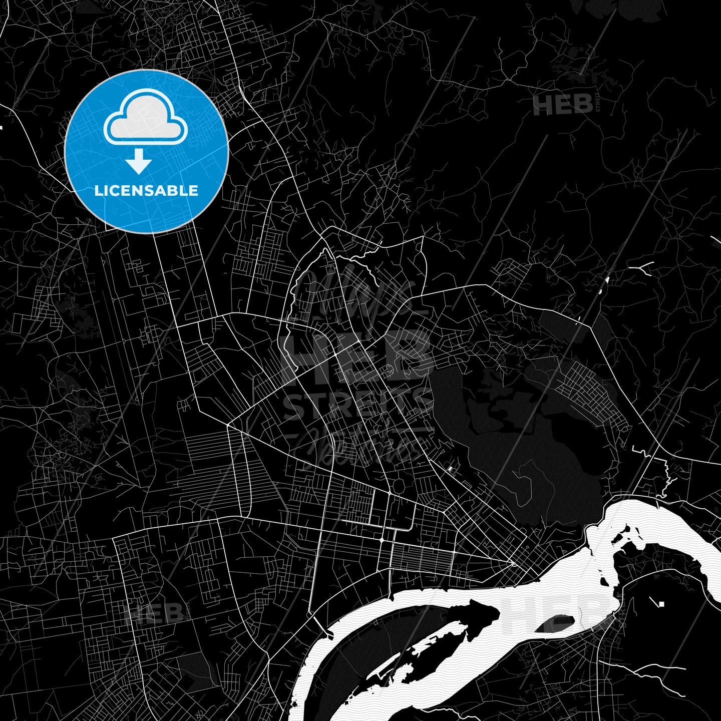 Bangui, Central African Republic PDF map