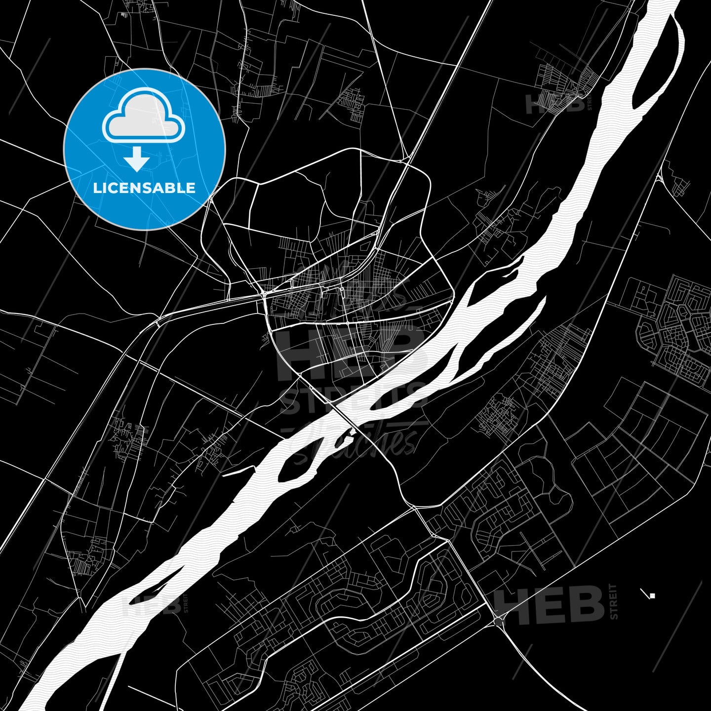 Bani Suwayf, Egypt PDF map