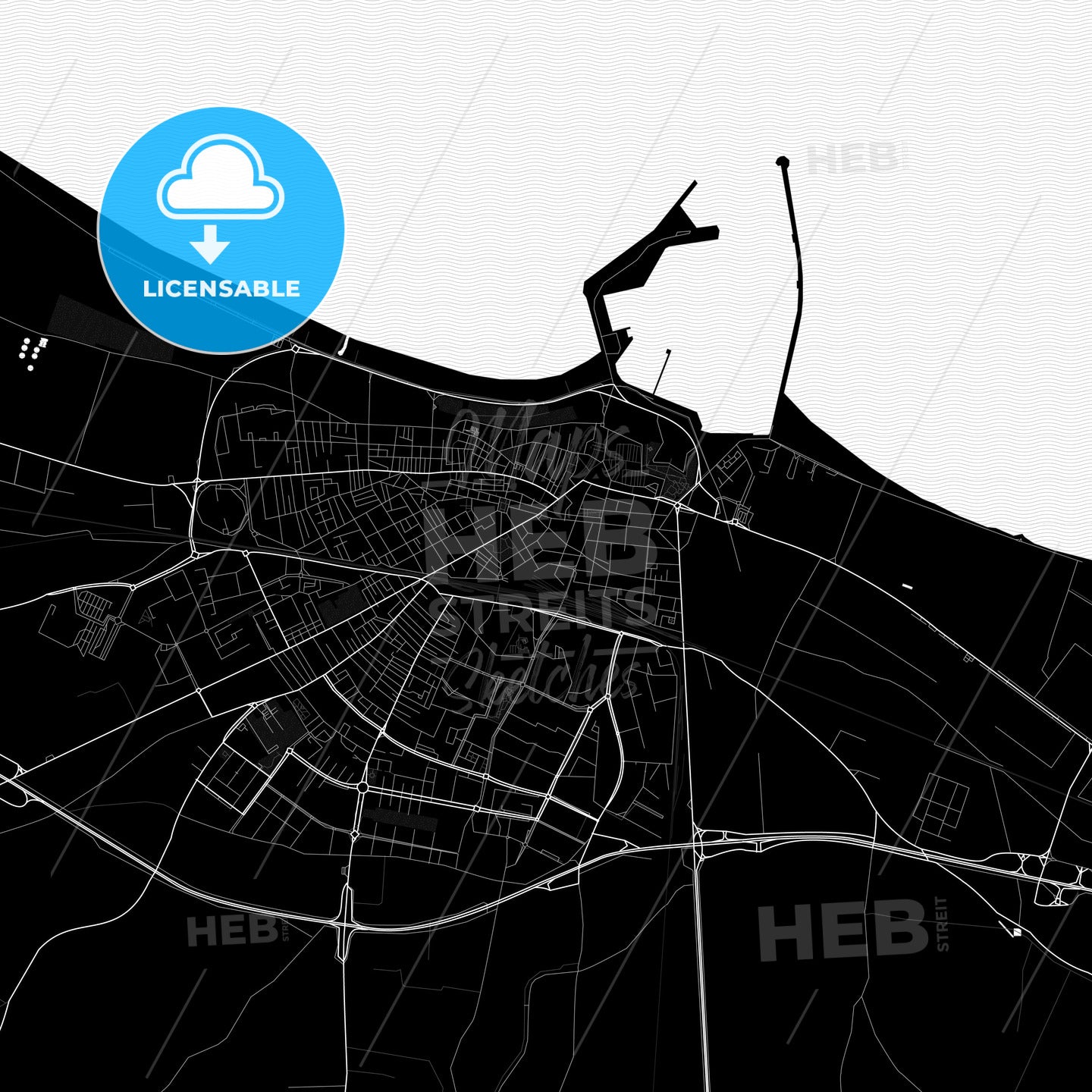 Barletta, Italy PDF map