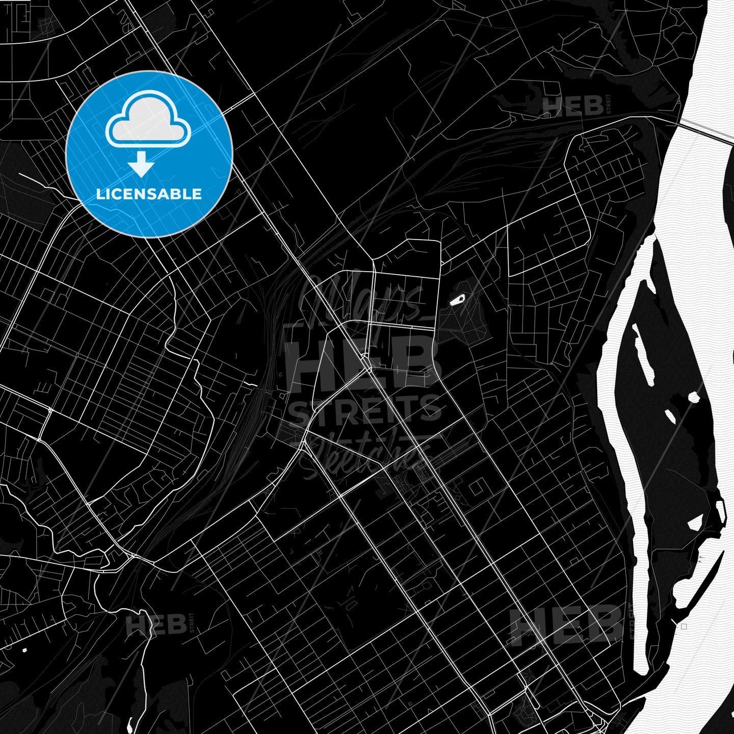 Barnaul, Russia PDF map