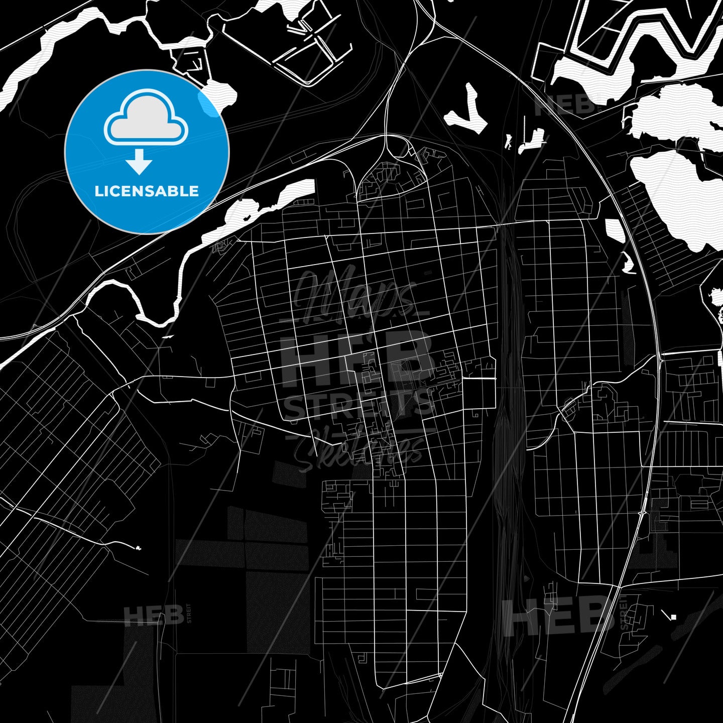 Bataysk, Russia PDF map