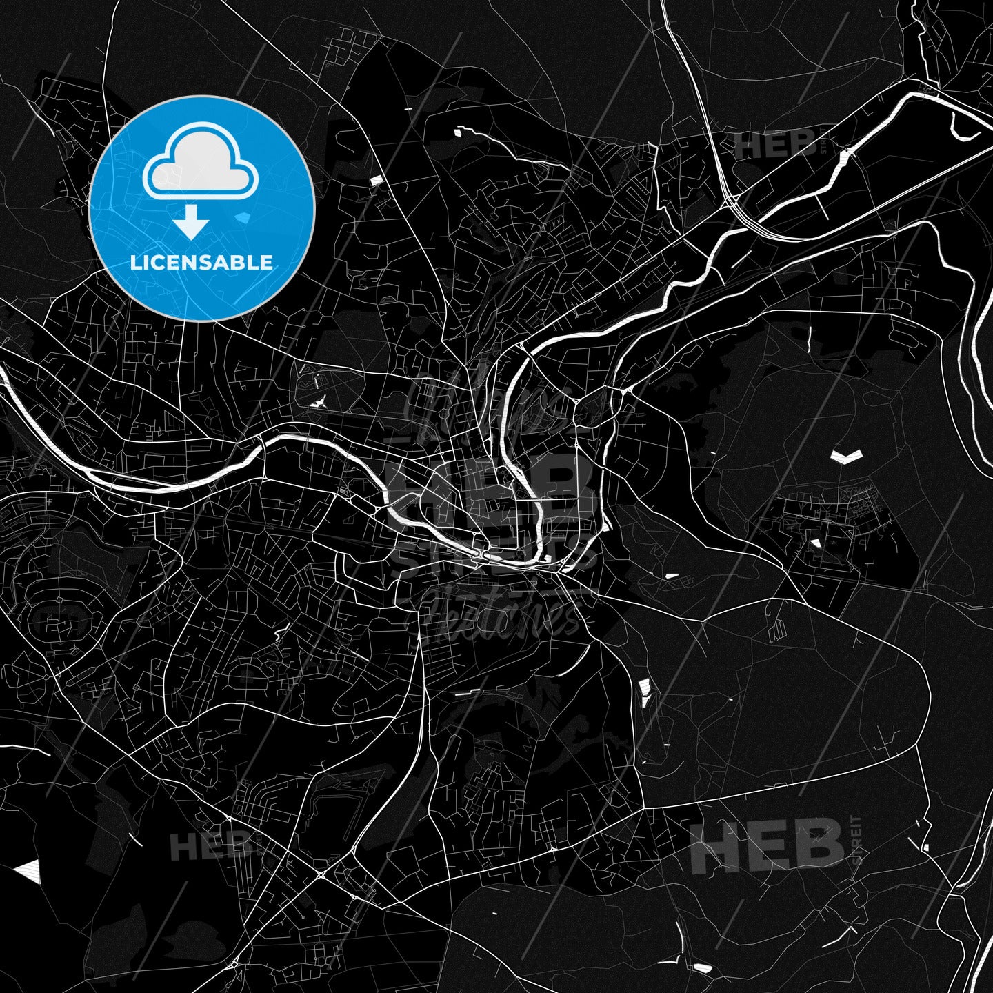 Bath, England PDF map
