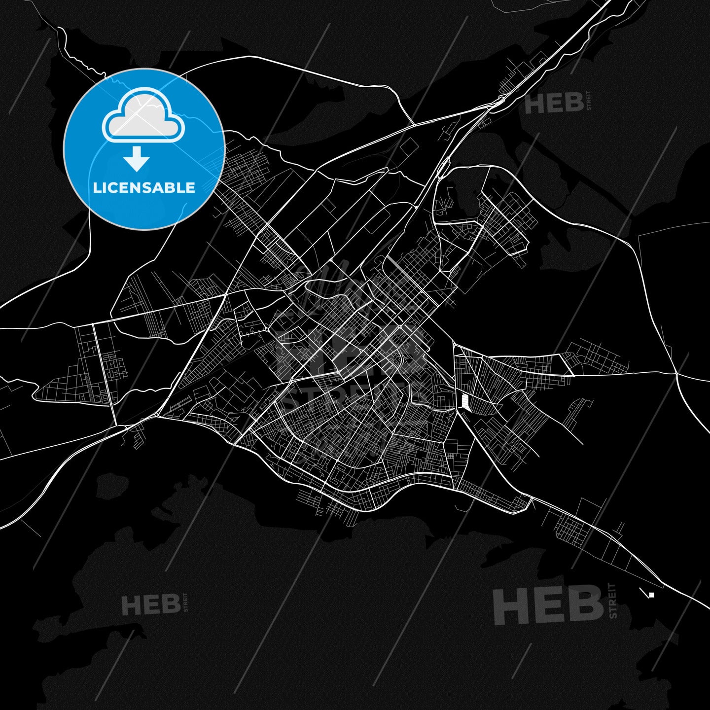 Batna, Algeria PDF map