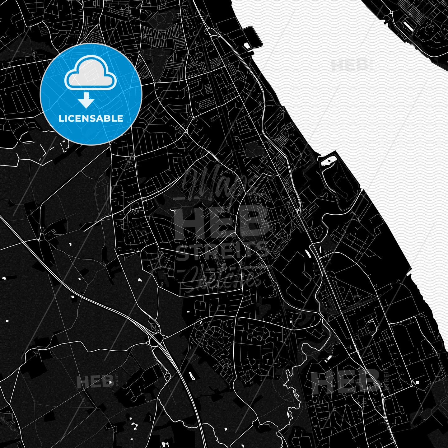 Bebington, England PDF map