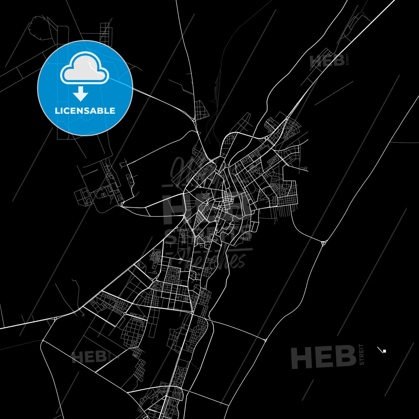 Bechar, Algeria PDF map