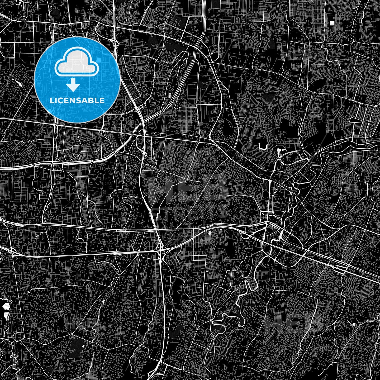 Bekasi, Indonesia PDF map
