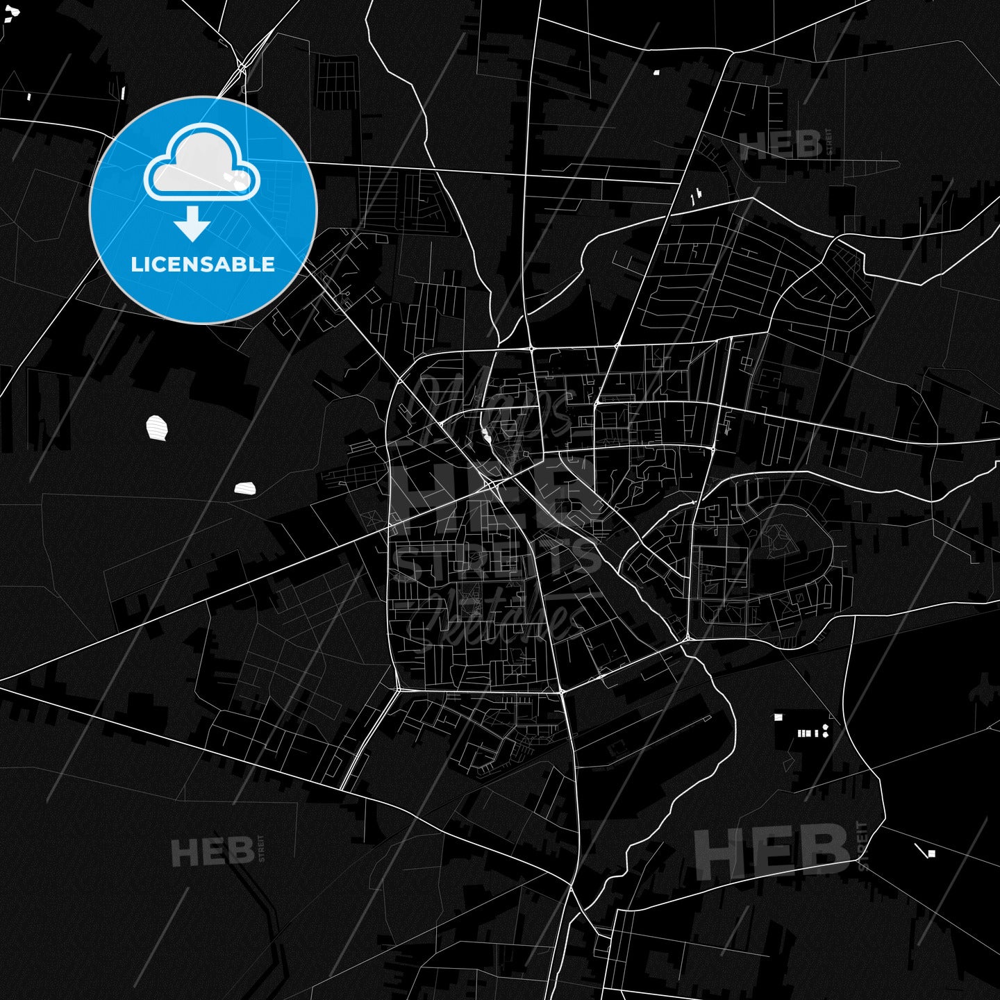 Bełchatów, Poland PDF map