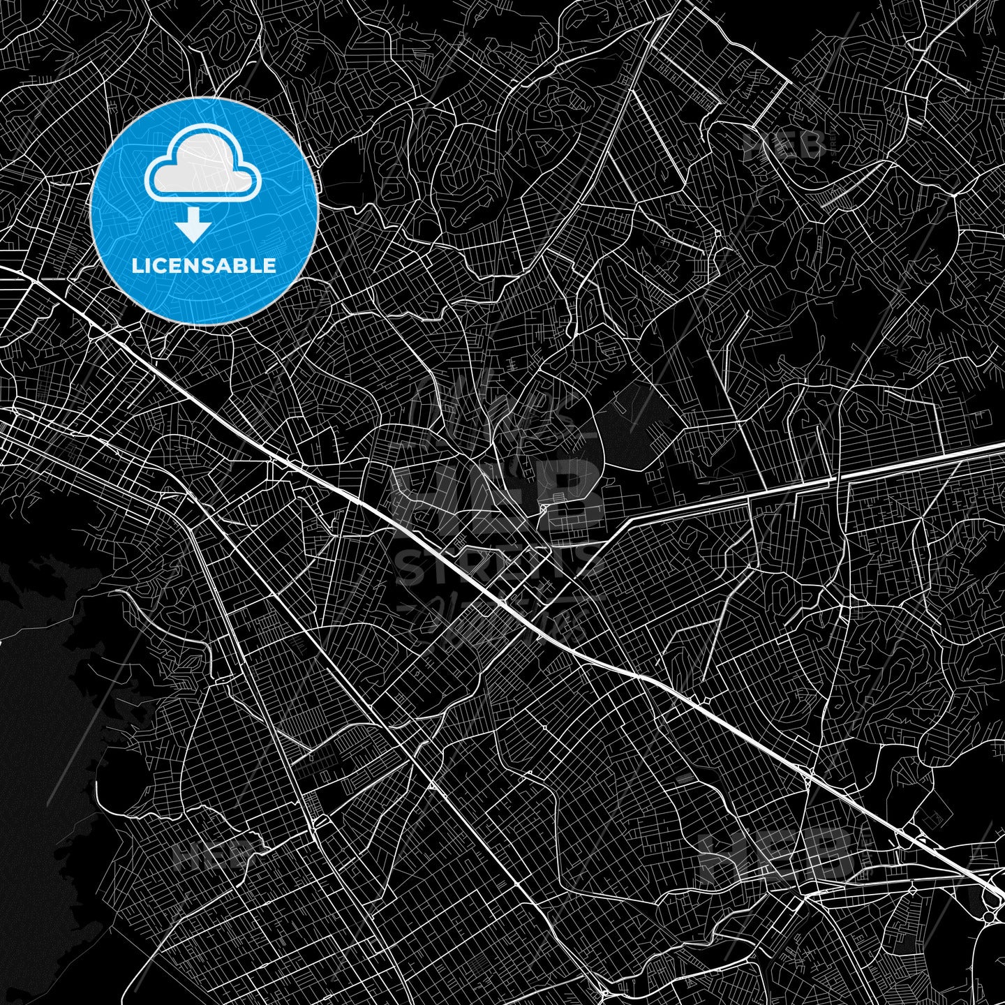 Belford Roxo, Brazil PDF map