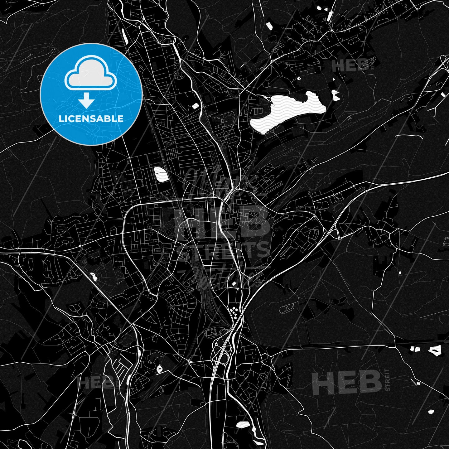 Belfort, France PDF map