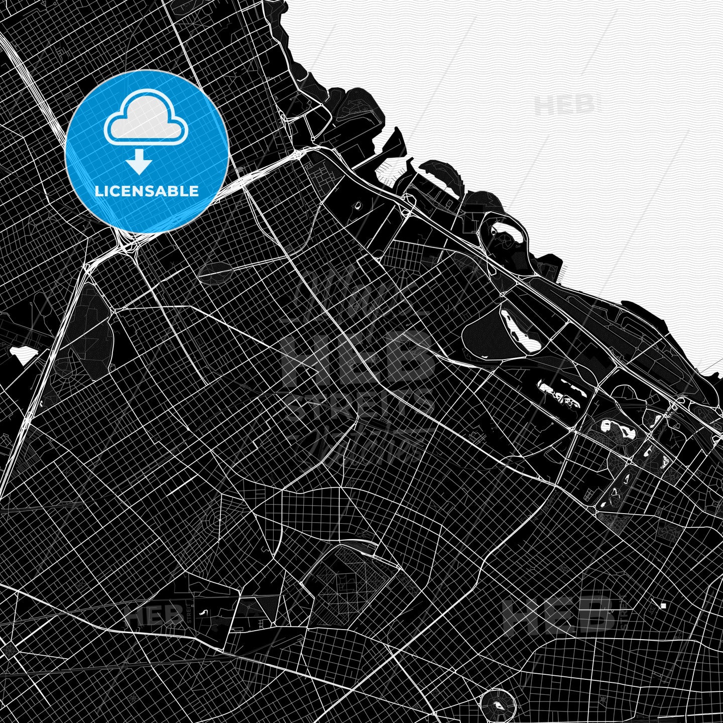 Belgrano, Argentina PDF map