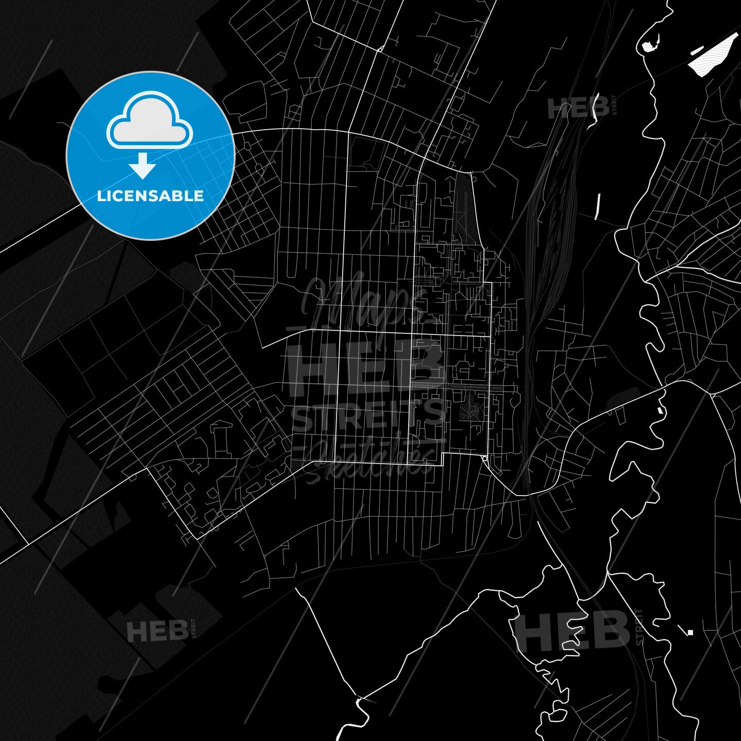 Belovo, Russia PDF map