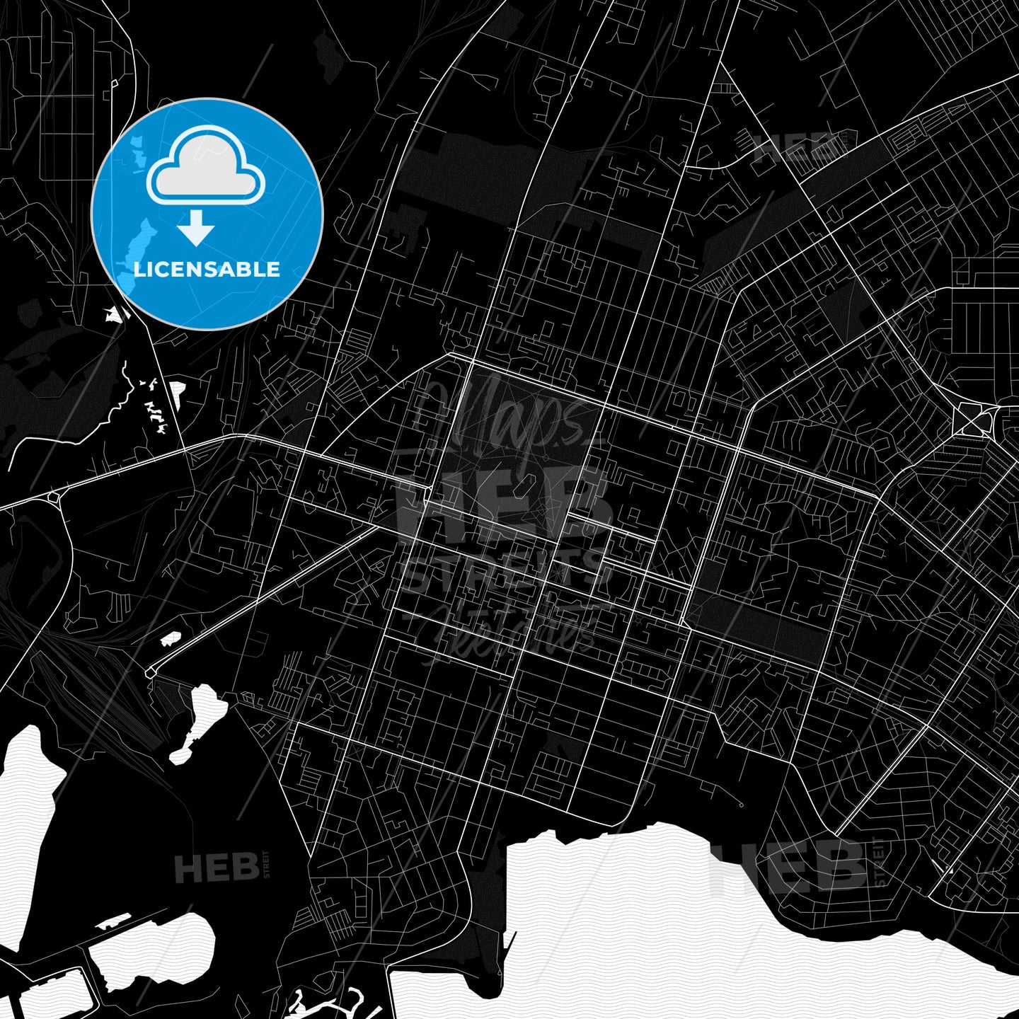 Berezniki, Russia PDF map